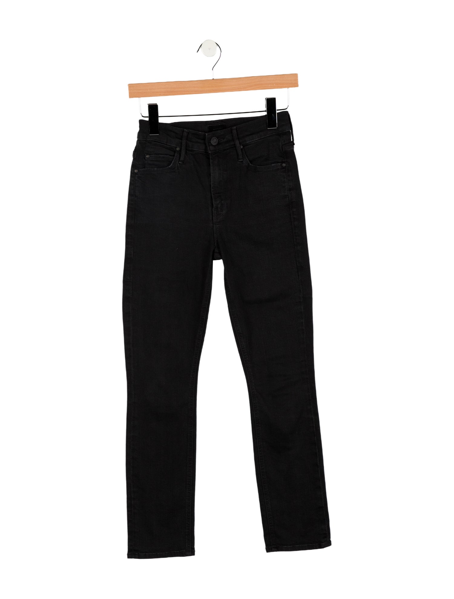 Mother Mid-Rise Straight Leg Jeans