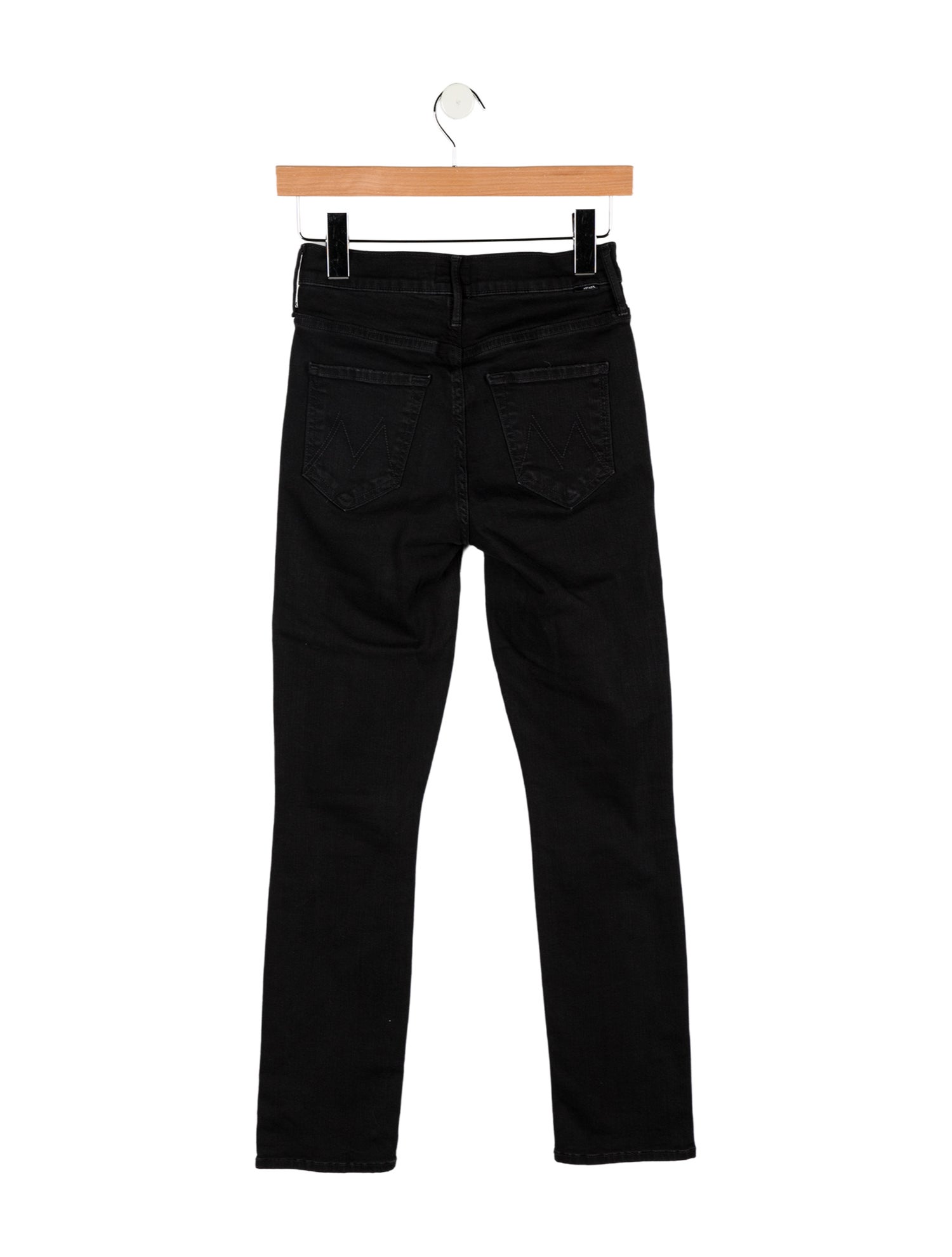Mother Mid-Rise Straight Leg Jeans