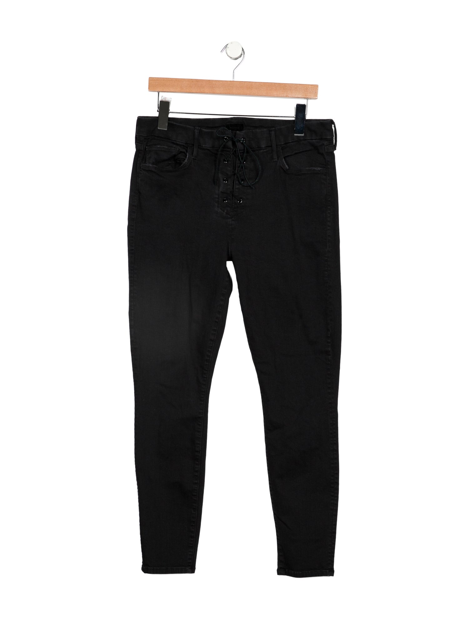 Mother Mid-Rise Skinny Leg Jeans
