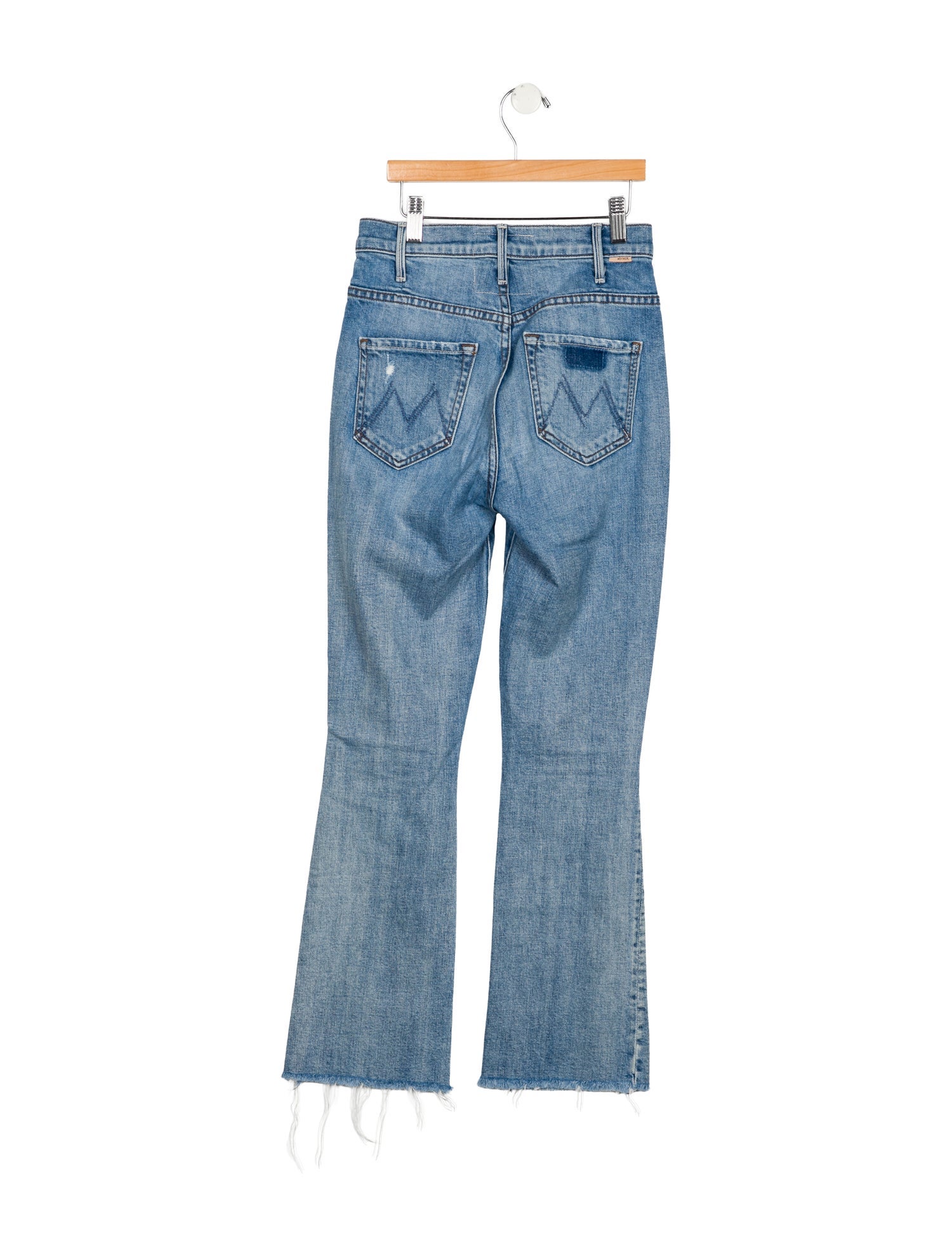 Mother Mid-Rise Straight Leg Jeans