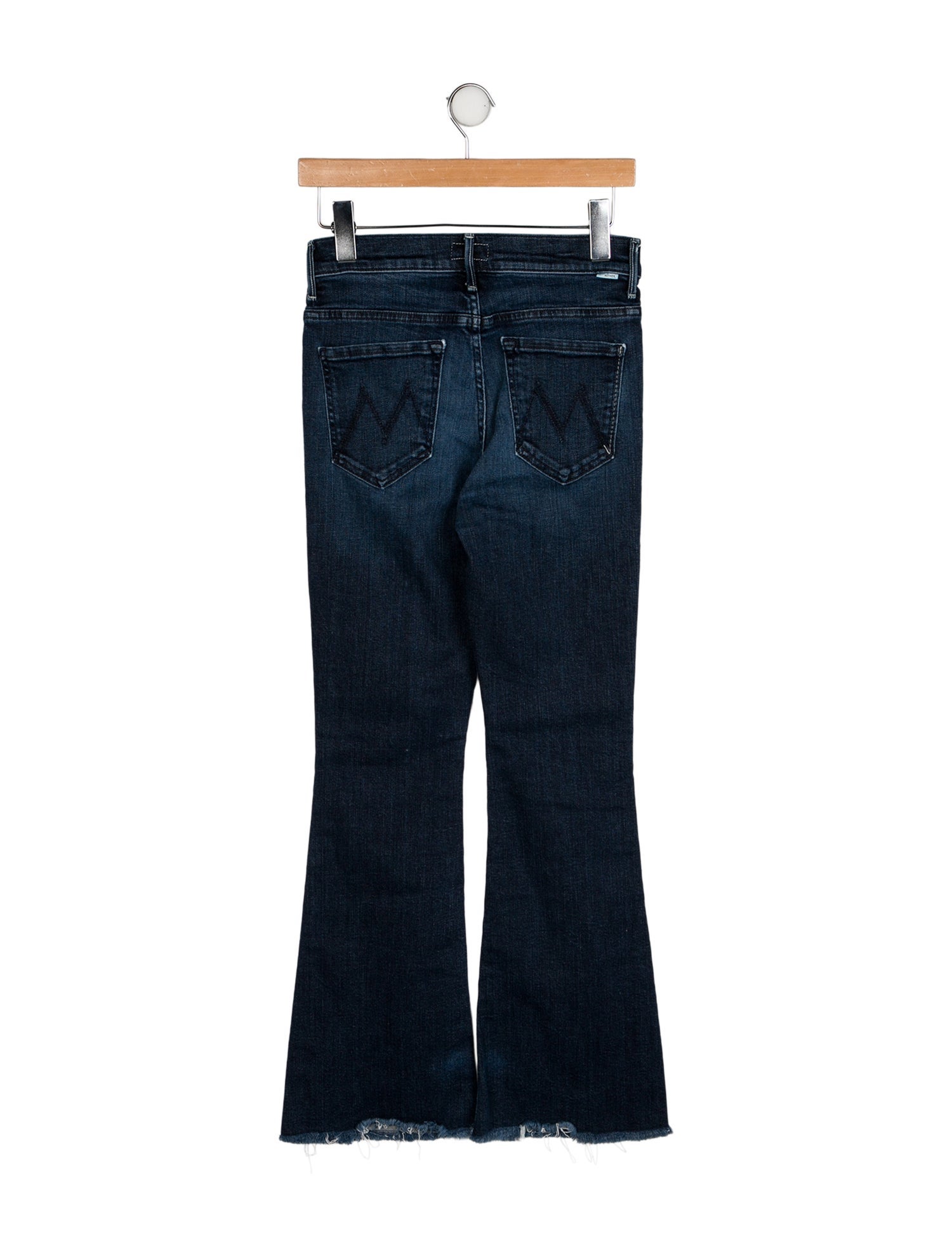 Mother Mid-Rise Wide Leg Jeans
