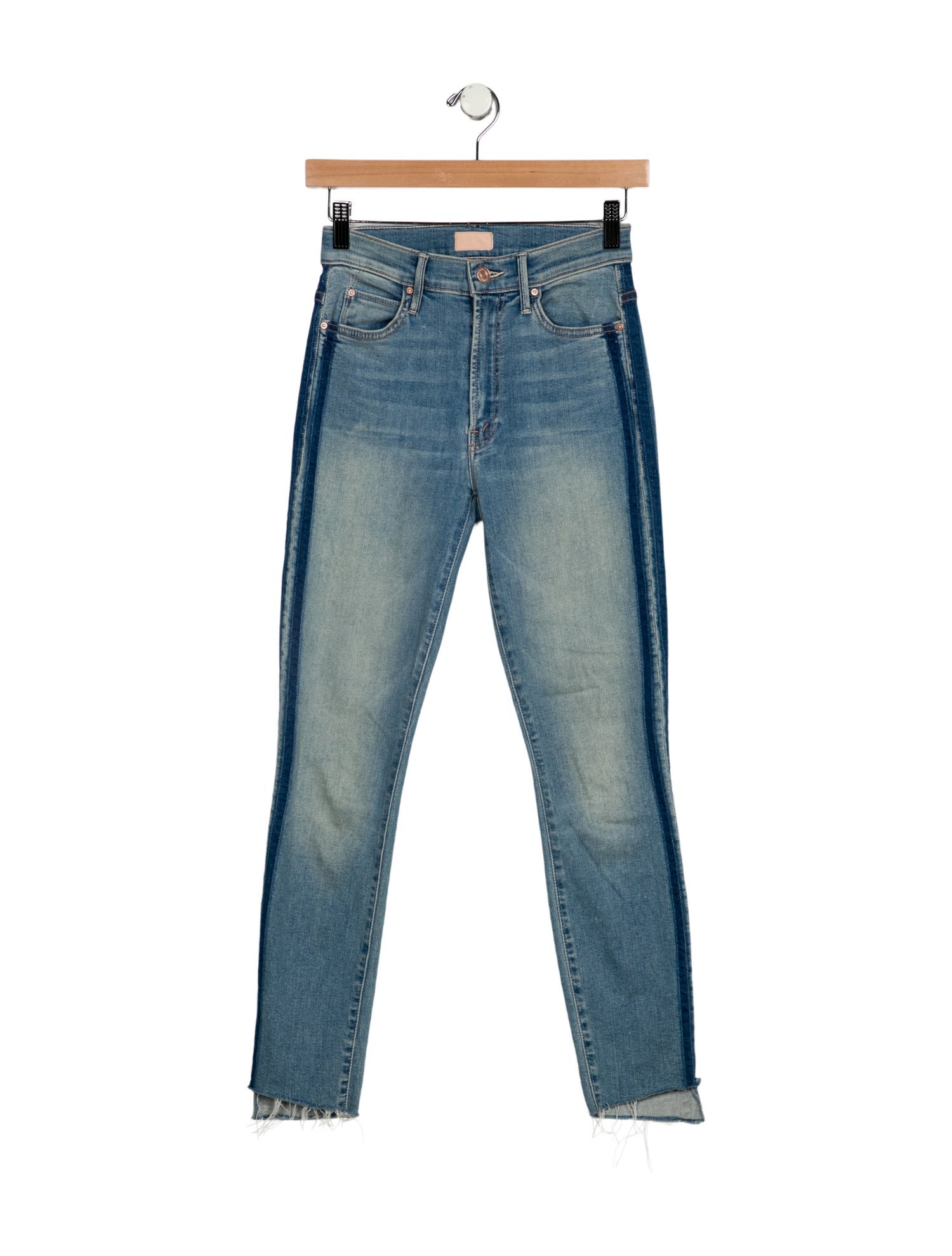 Mother Mid-Rise Skinny Leg Jeans