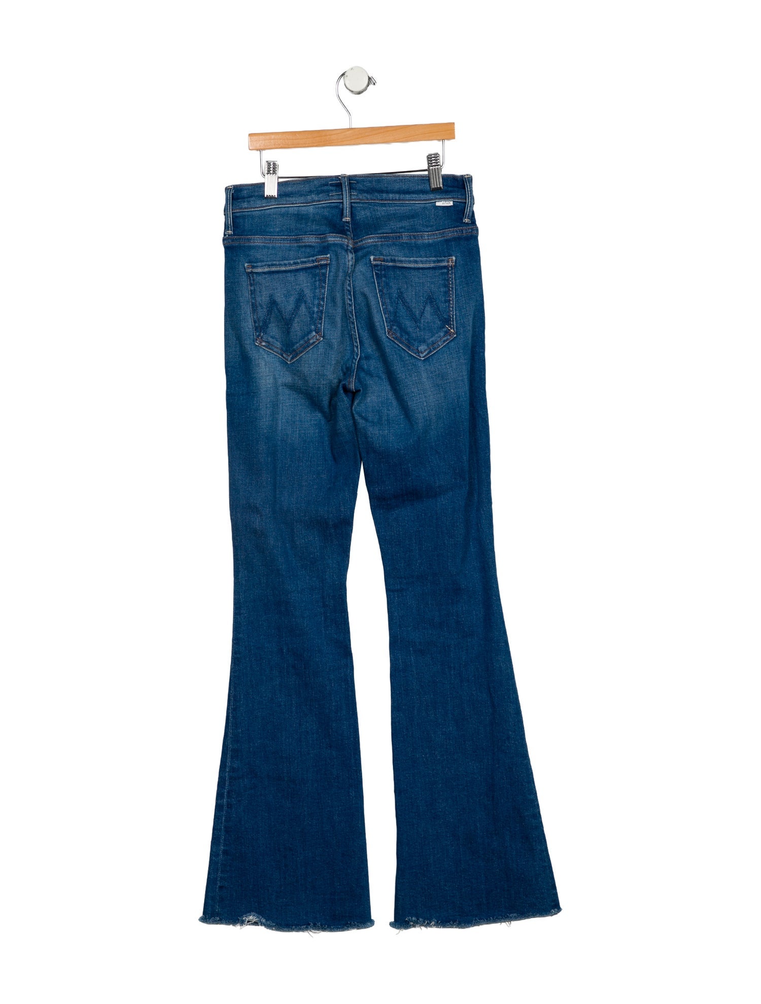 Mother Mid-Rise Wide Leg Jeans