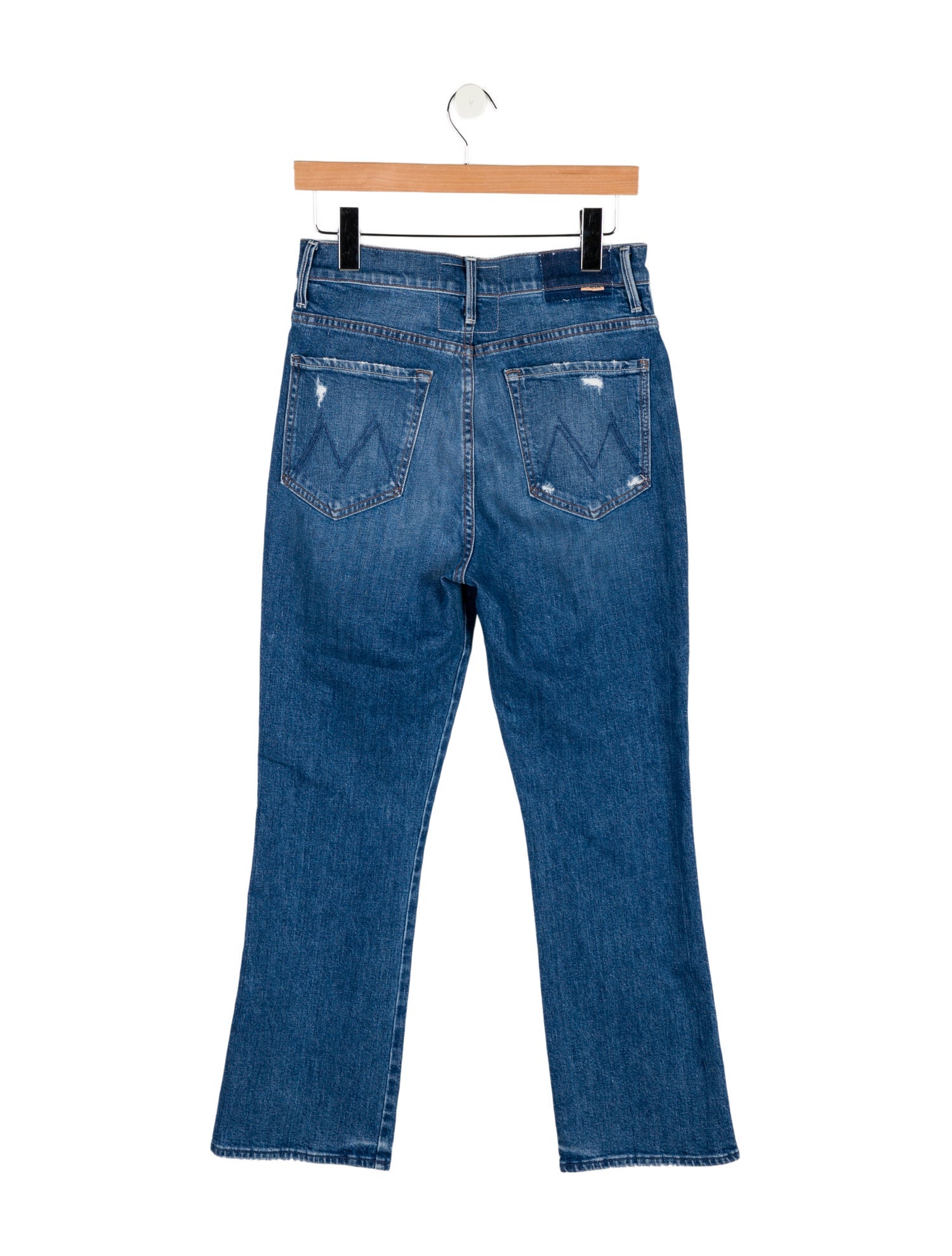 Mother High-Rise Straight Leg Jeans