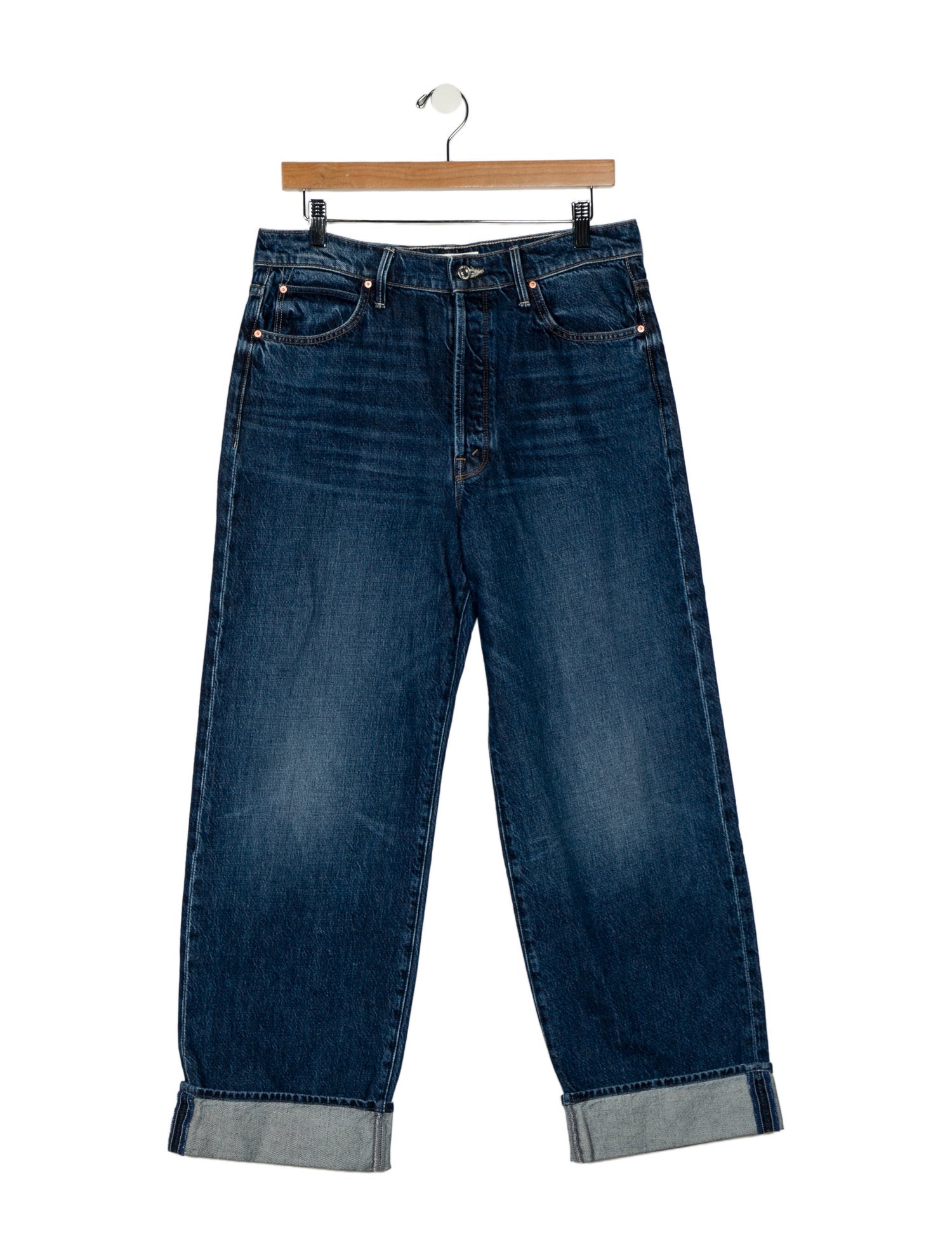 Mother High-Rise Wide Leg Jeans