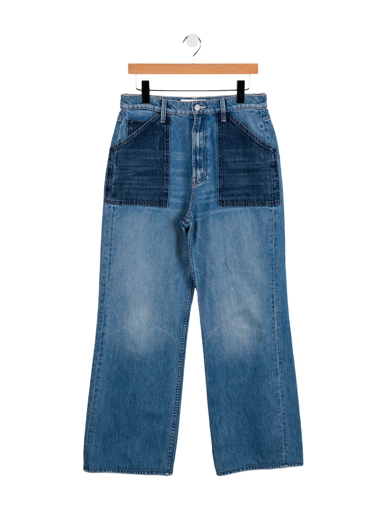 Mother High-Rise Wide Leg Jeans