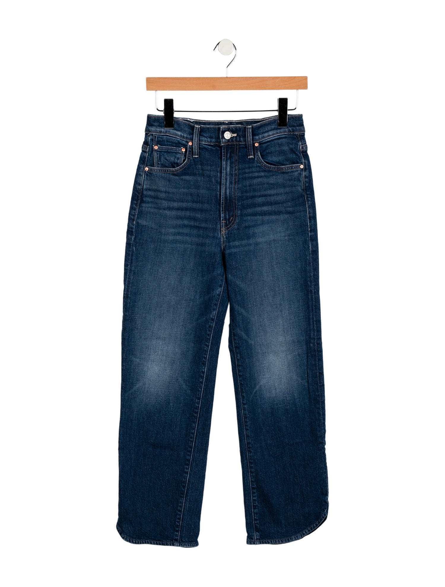 Mother High-Rise Straight Leg Jeans