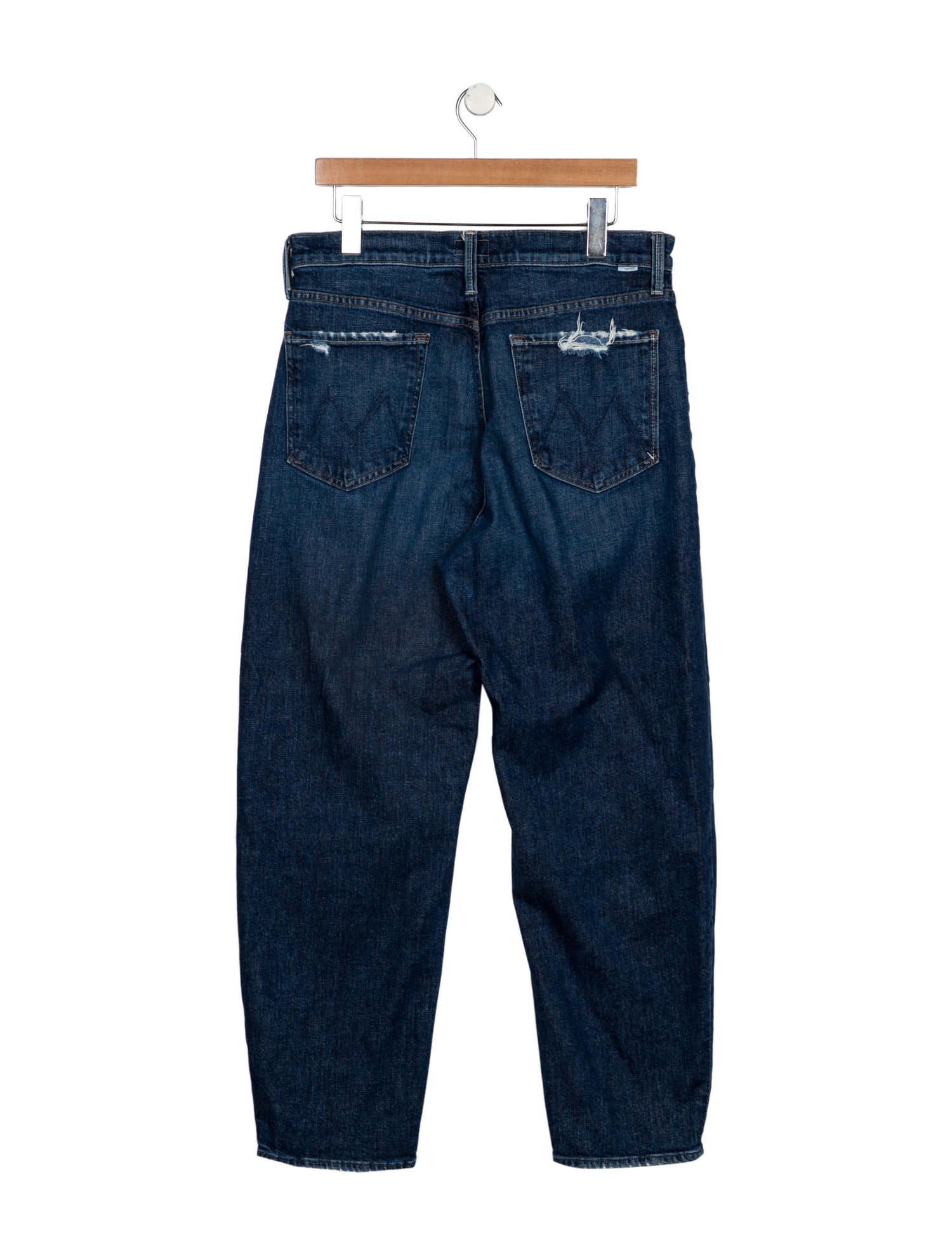 Mother High-Rise Straight Leg Jeans