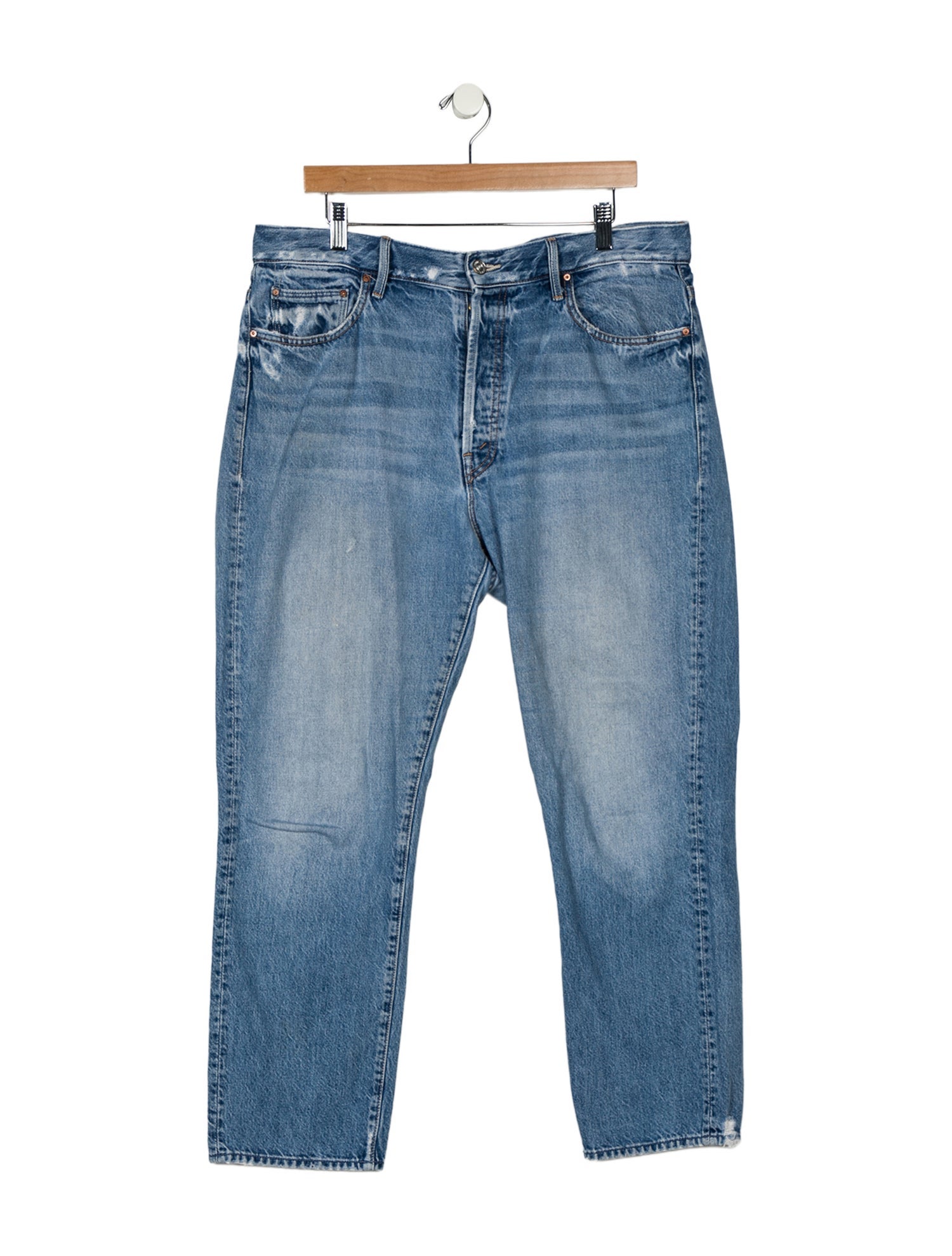 Mother High-Rise Straight Leg Jeans