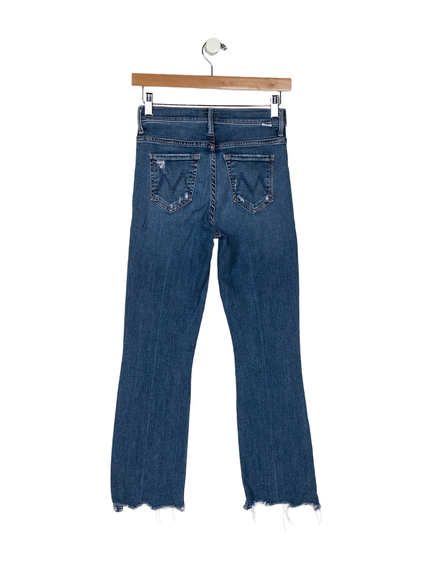 Mother Mid-Rise Straight Leg Jeans