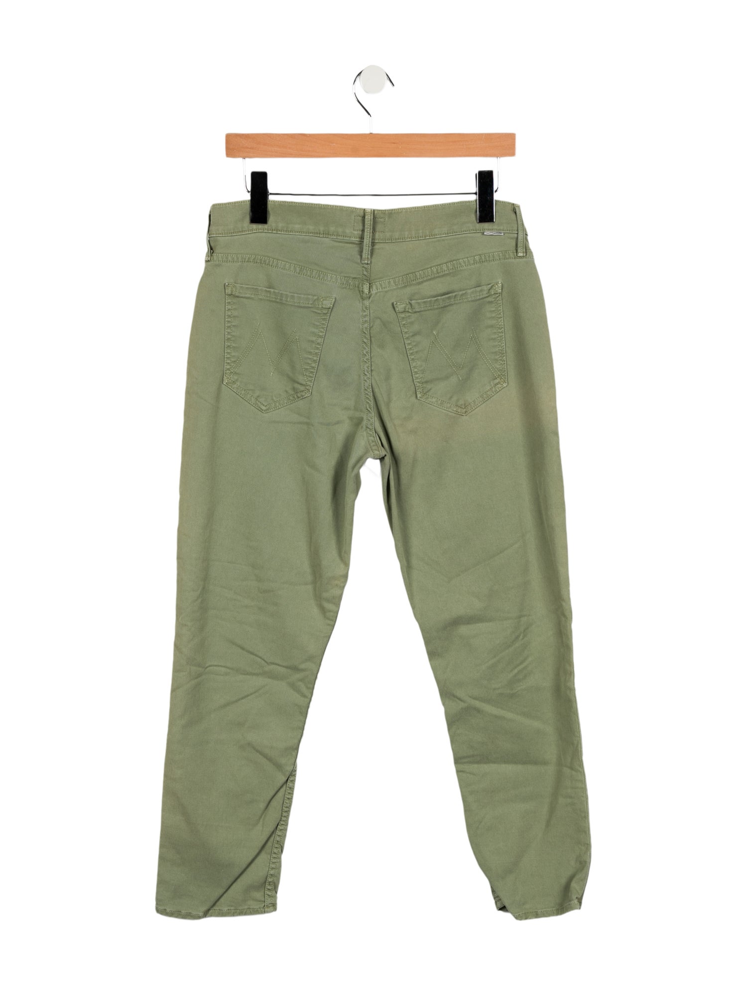 Mother Mid-Rise Straight Leg Jeans