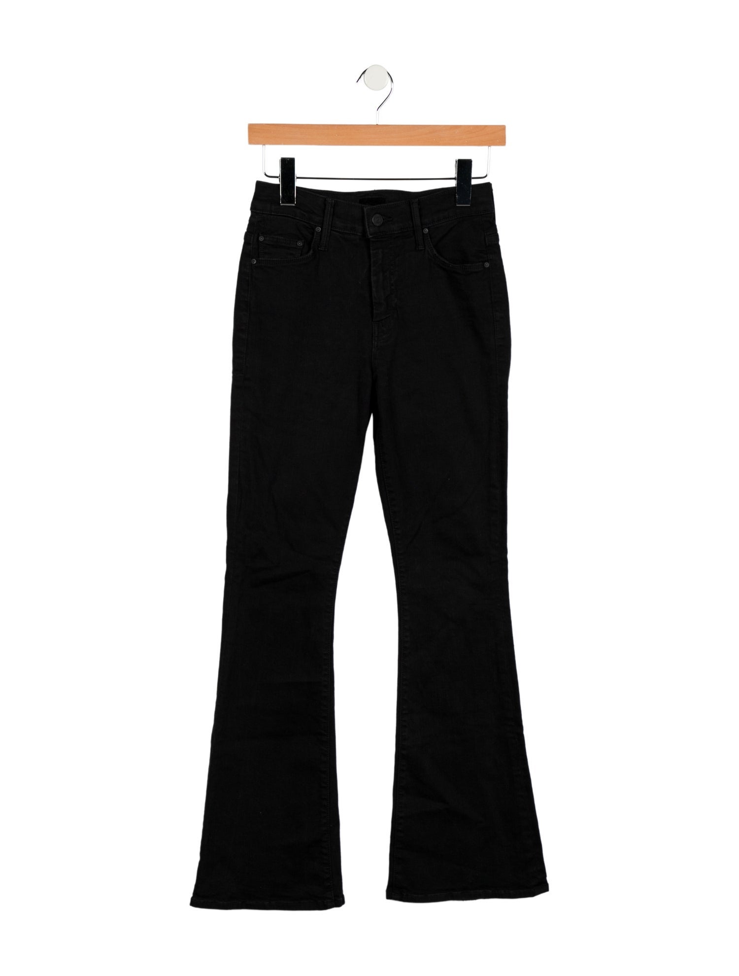 Mother Mid-Rise Wide Leg Jeans