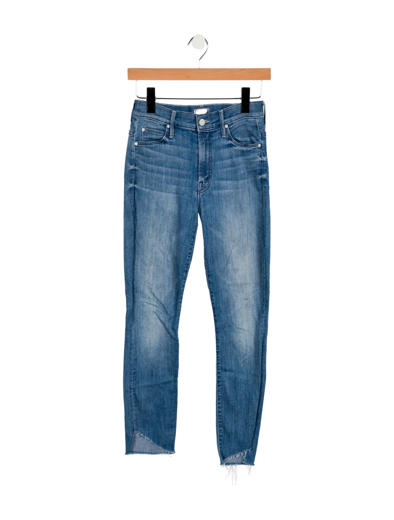 Mother Mid-Rise Skinny Leg Jeans