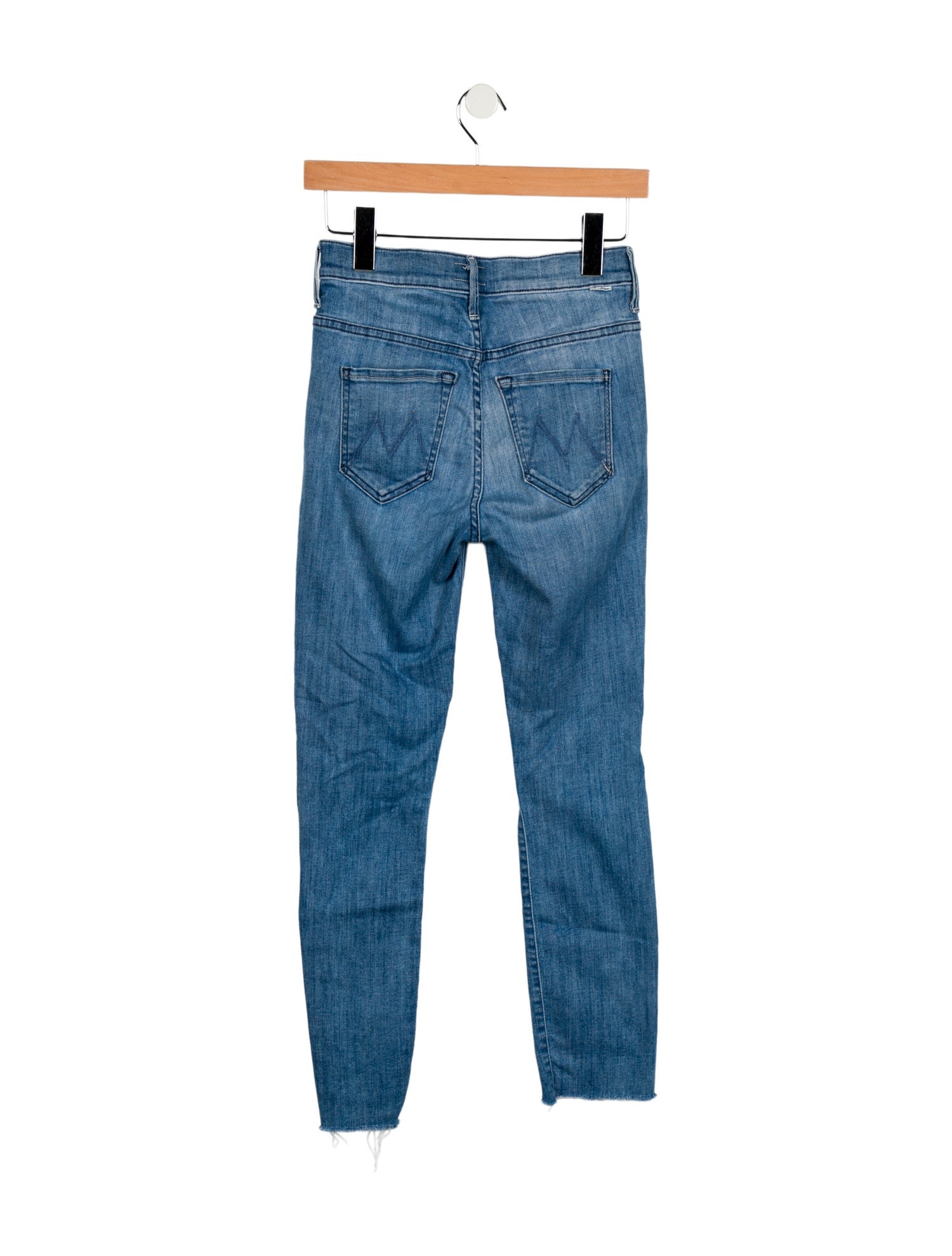 Mother Mid-Rise Skinny Leg Jeans