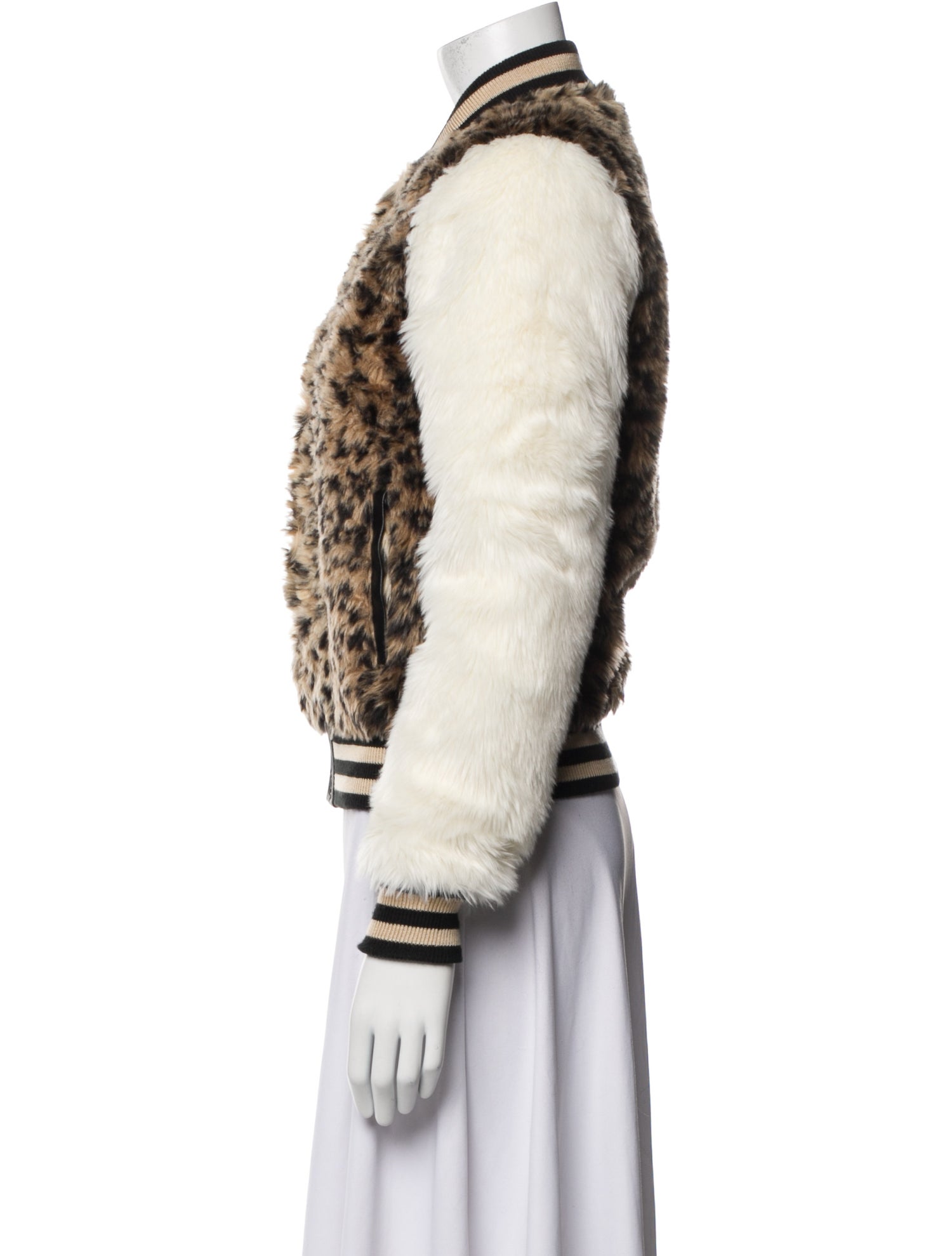 Mother Animal Print Bomber Jacket