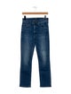 Mother Mid-Rise Straight Leg Jeans