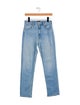 Mother High-Rise Straight Leg Jeans