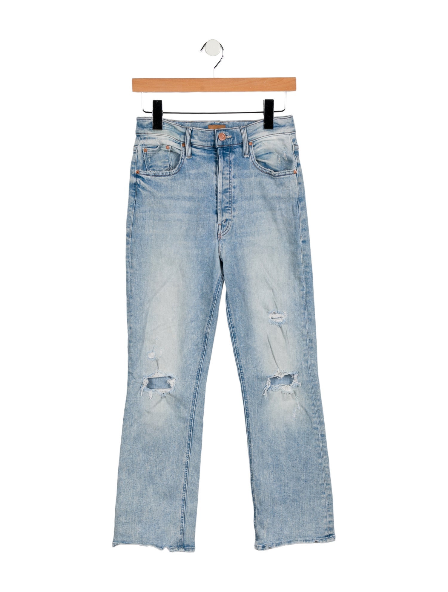 Mother High-Rise Straight Leg Jeans