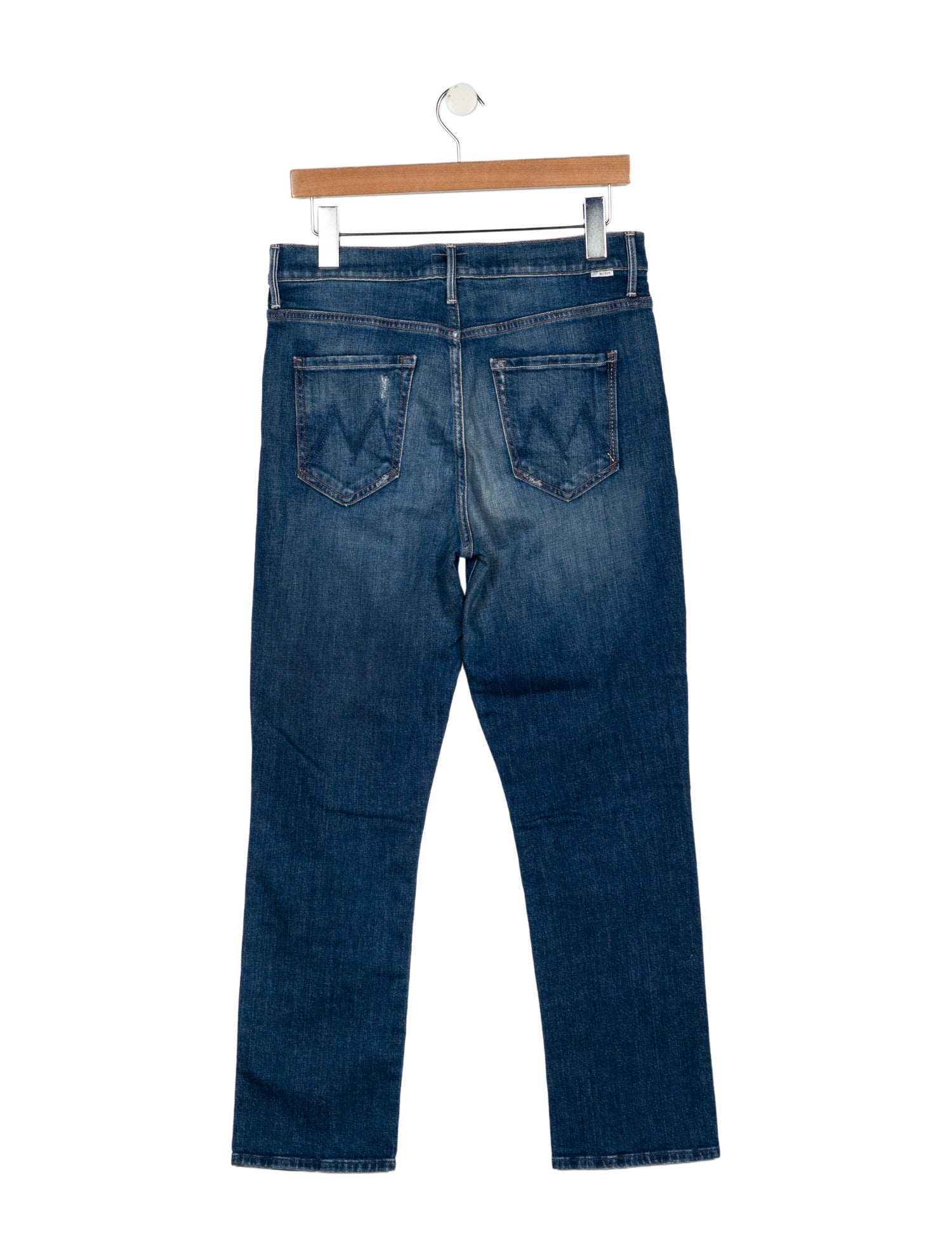 Mother High-Rise Straight Leg Jeans