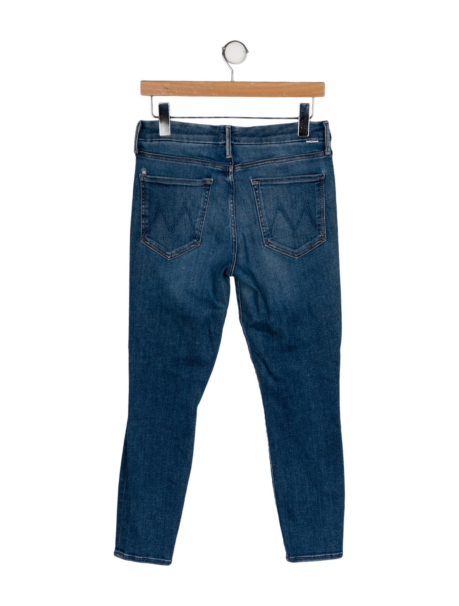 Mother Mid-Rise Skinny Leg Jeans