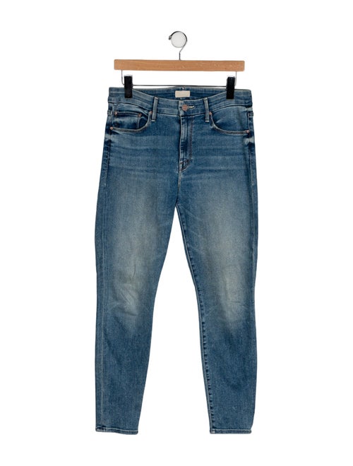 Mother Mid-Rise Skinny Leg Jeans