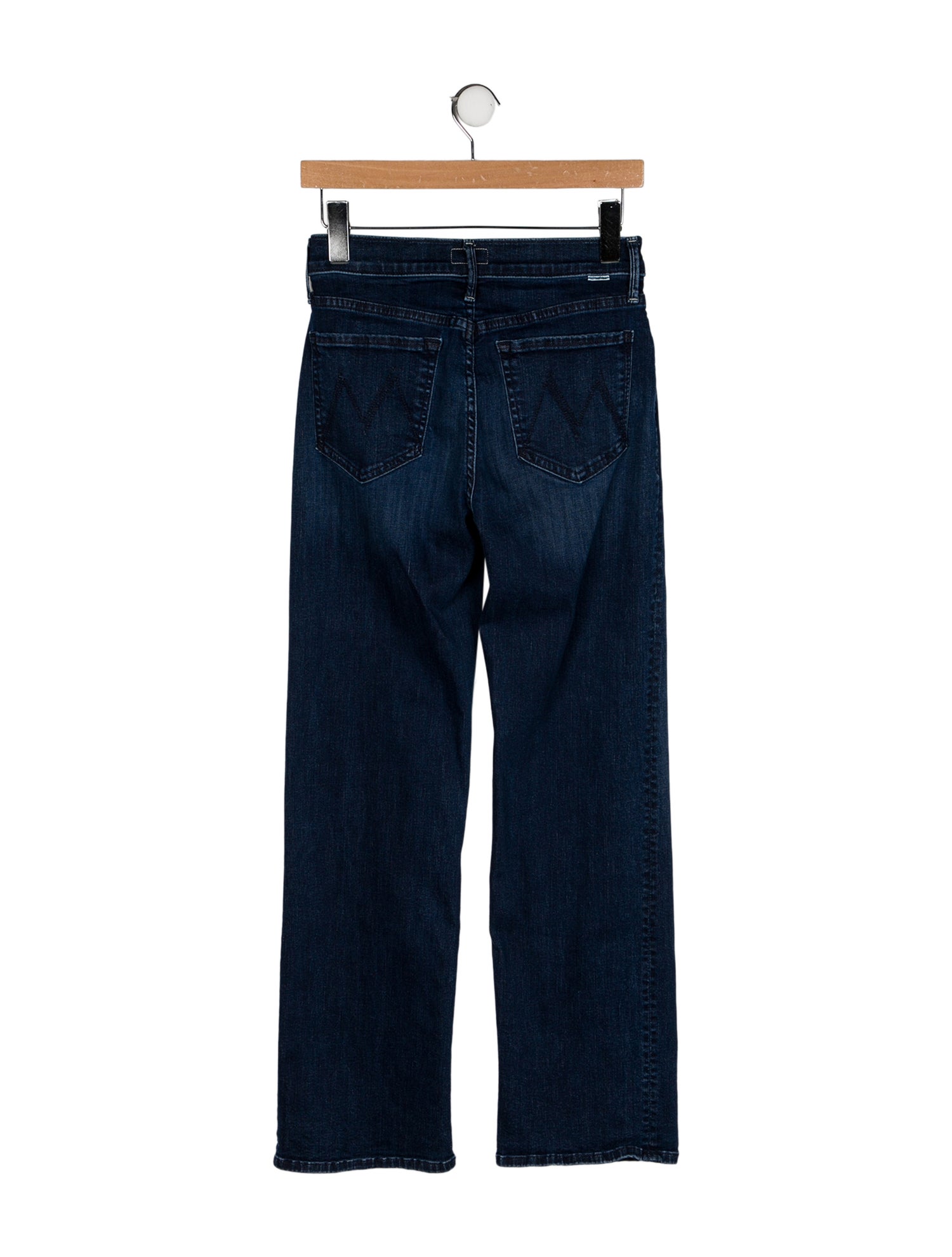 Mother Mid-Rise Straight Leg Jeans
