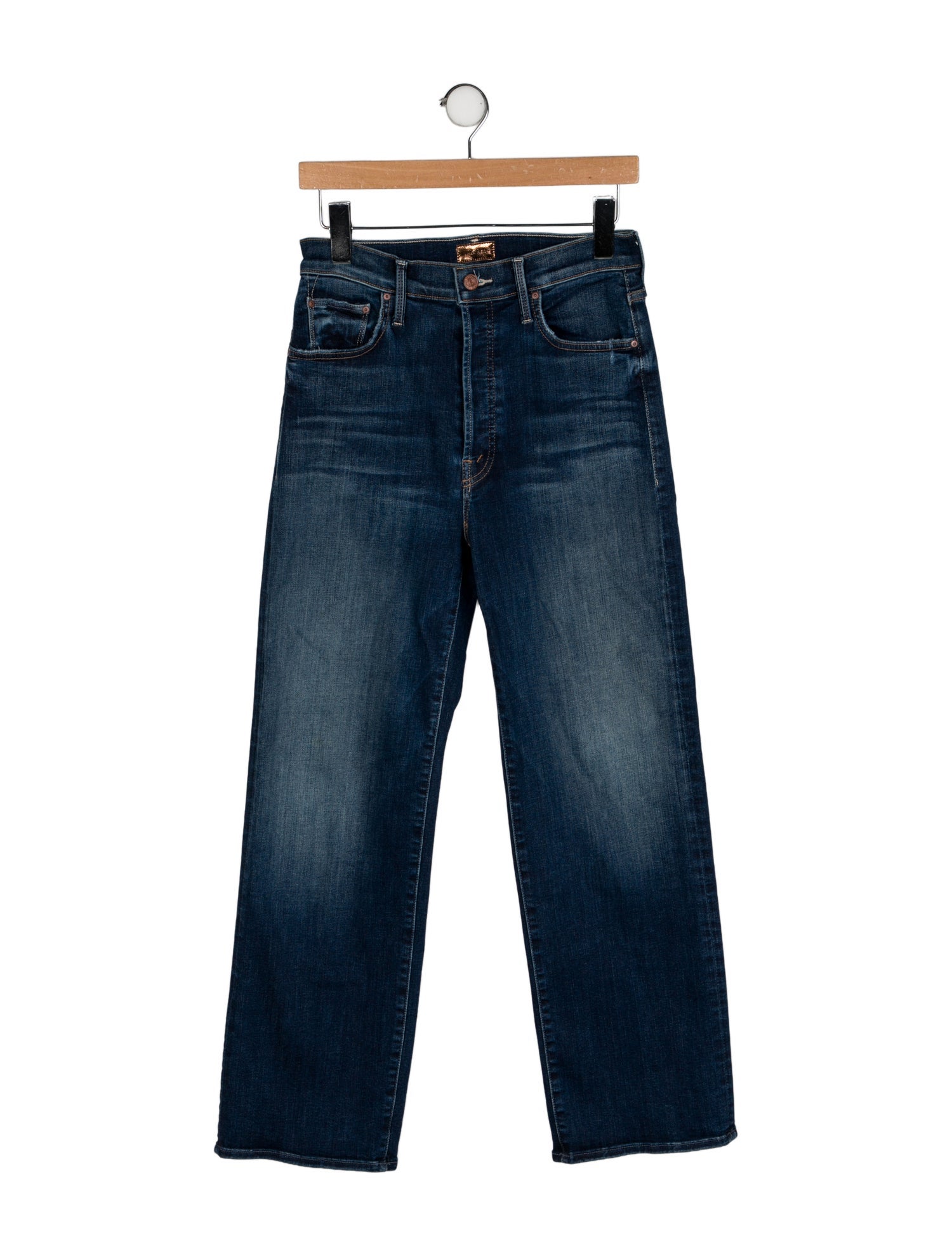 Mother High-Rise Straight Leg Jeans