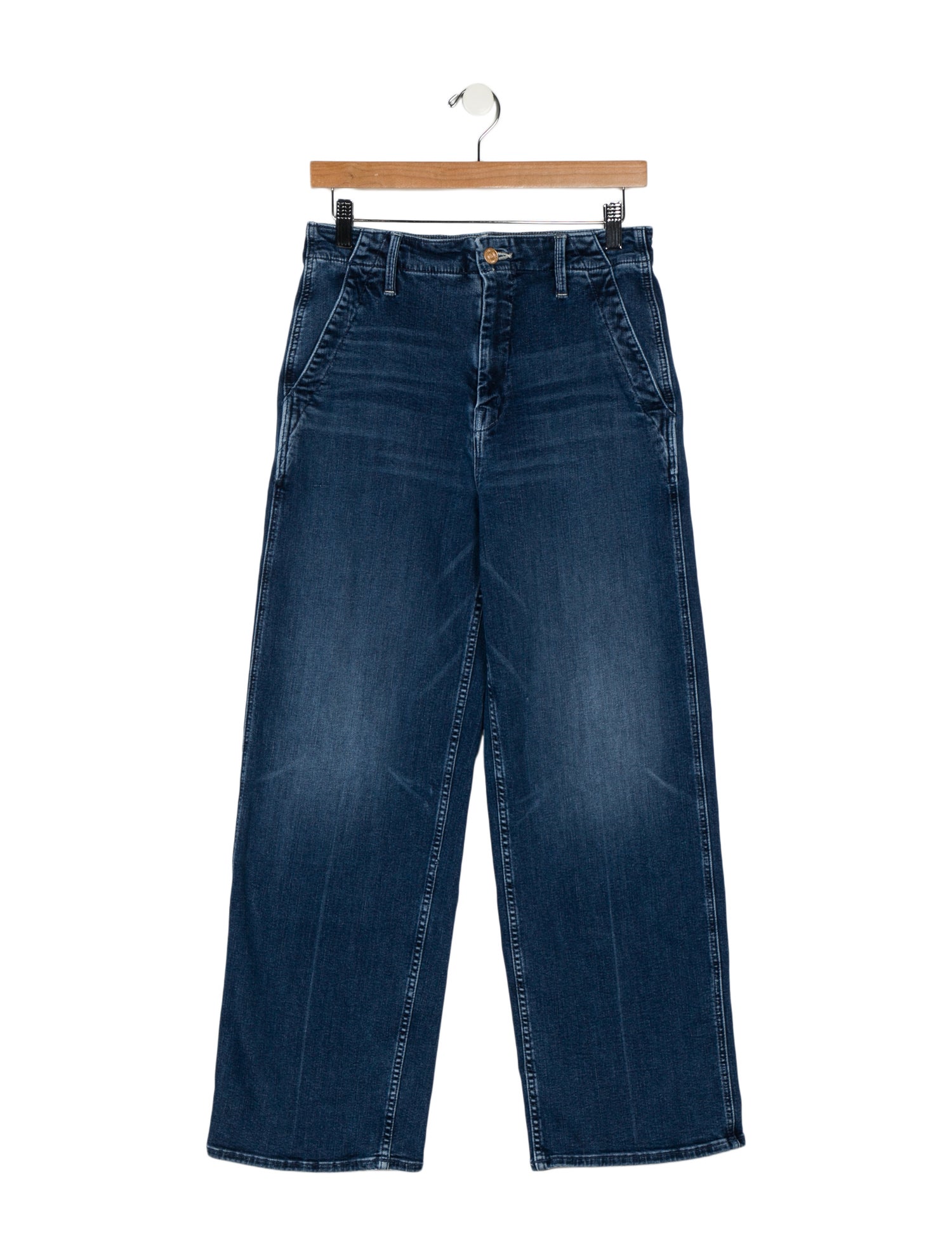 Mother High-Rise Wide Leg Jeans