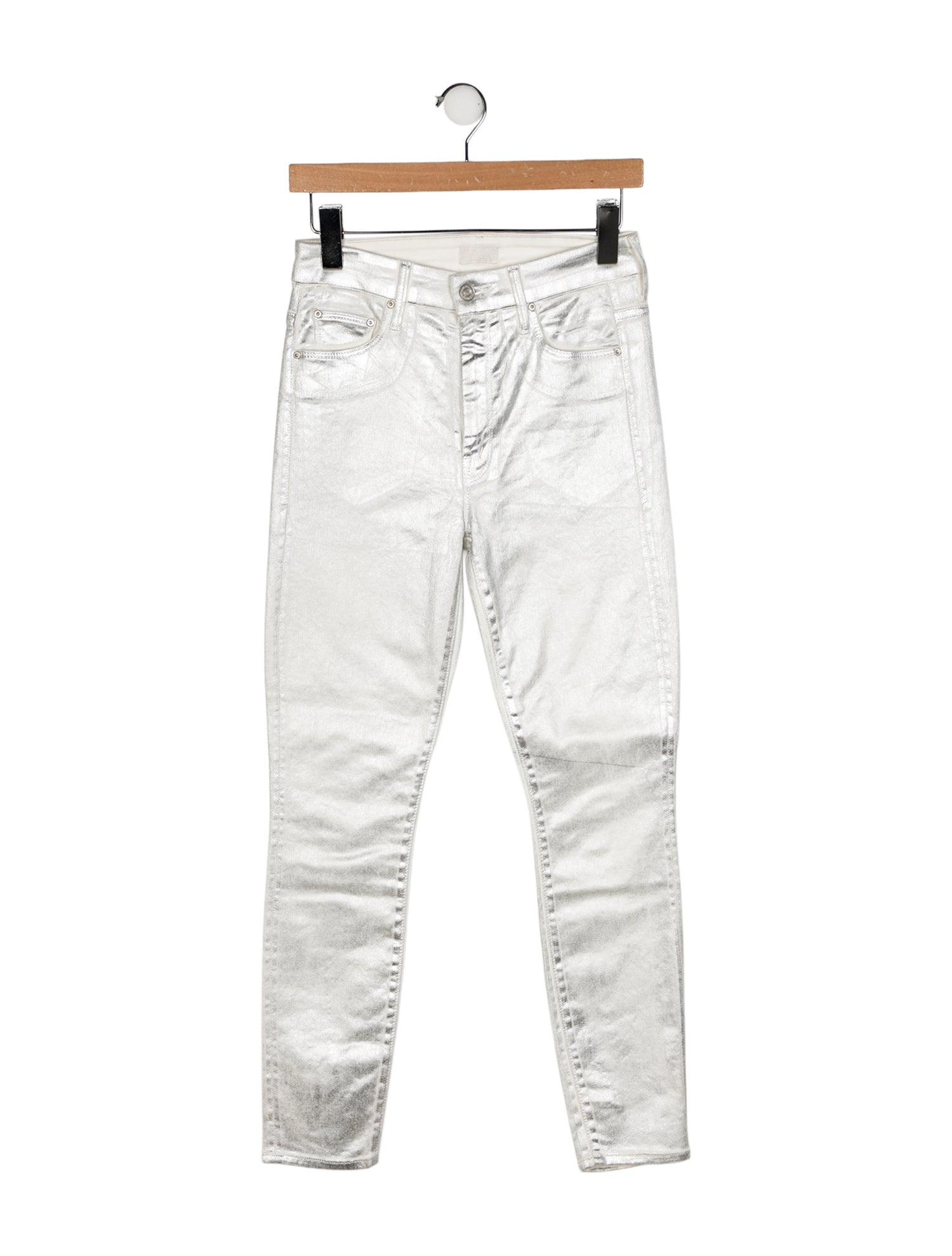 Mother Mid-Rise Skinny Leg Jeans