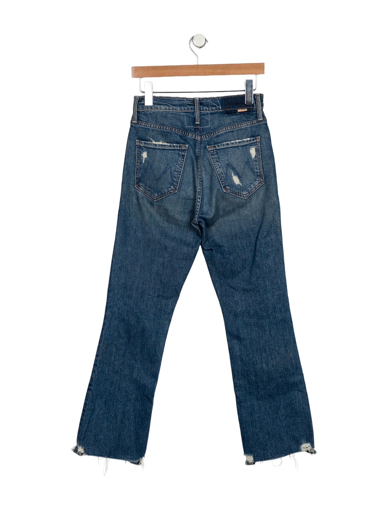 Mother Mid-Rise Straight Leg Jeans
