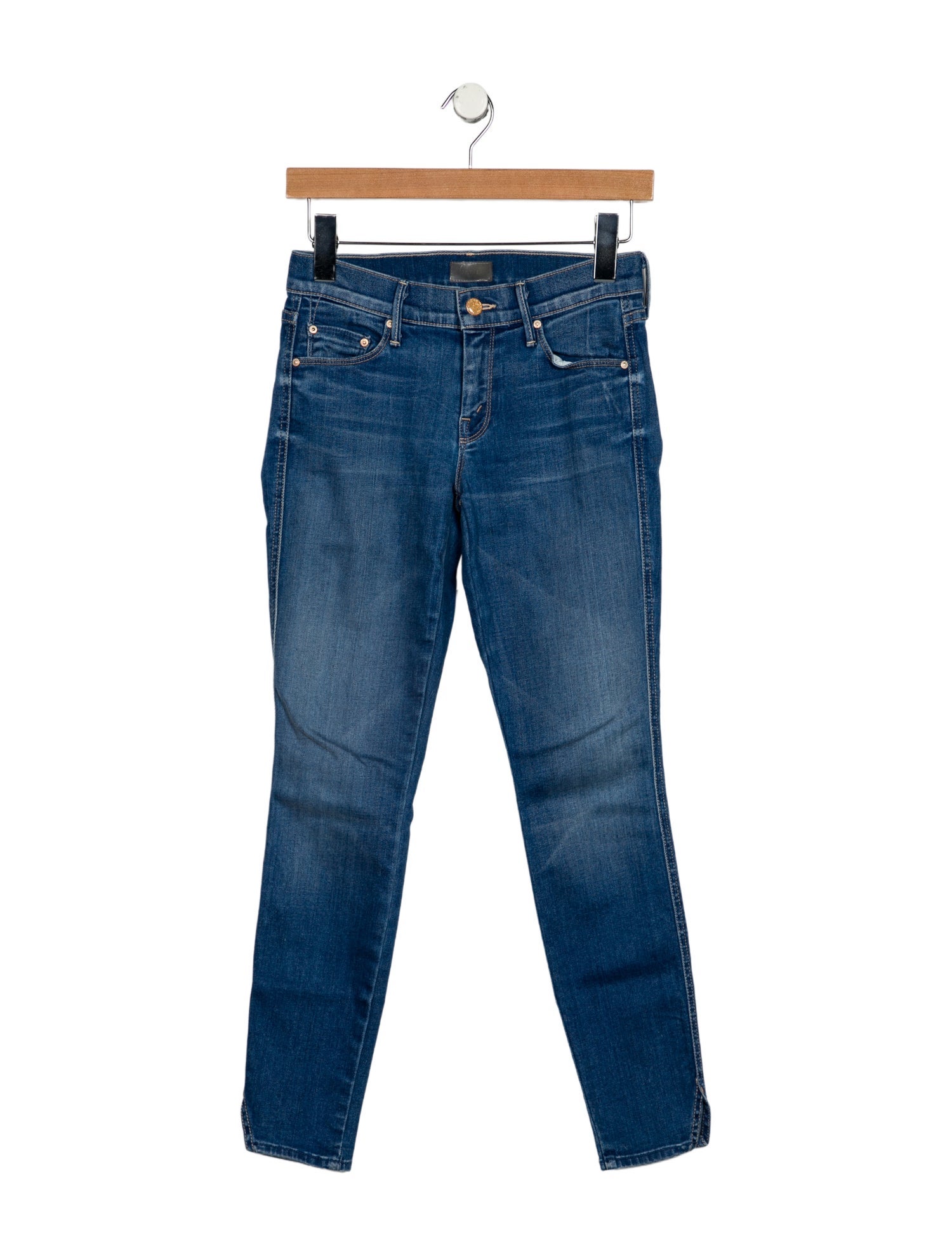 Mother Low-Rise Skinny Leg Jeans