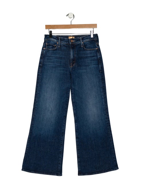 Mother Mid-Rise Wide Leg Jeans