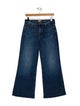 Mother Mid-Rise Wide Leg Jeans