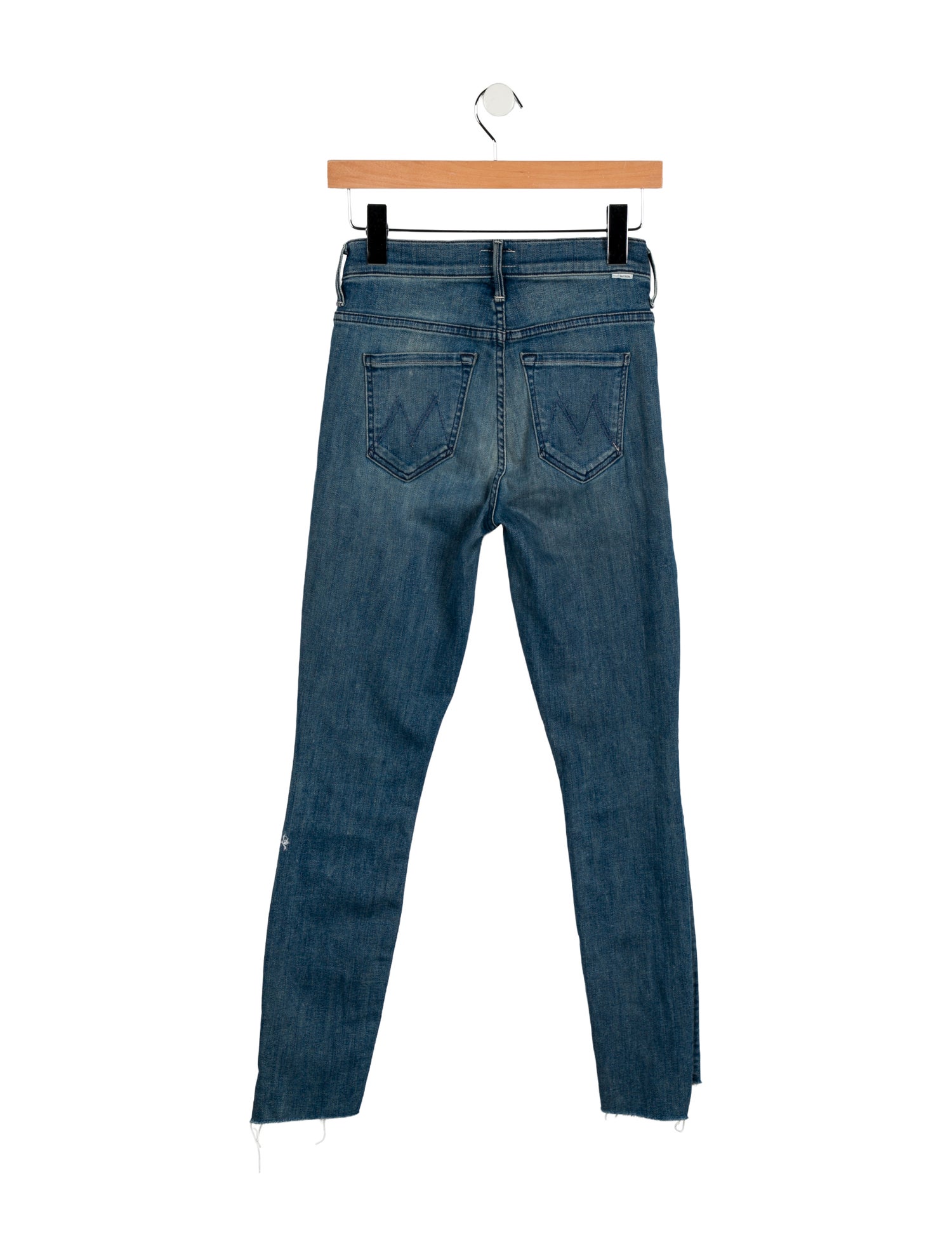 Mother Mid-Rise Skinny Leg Jeans