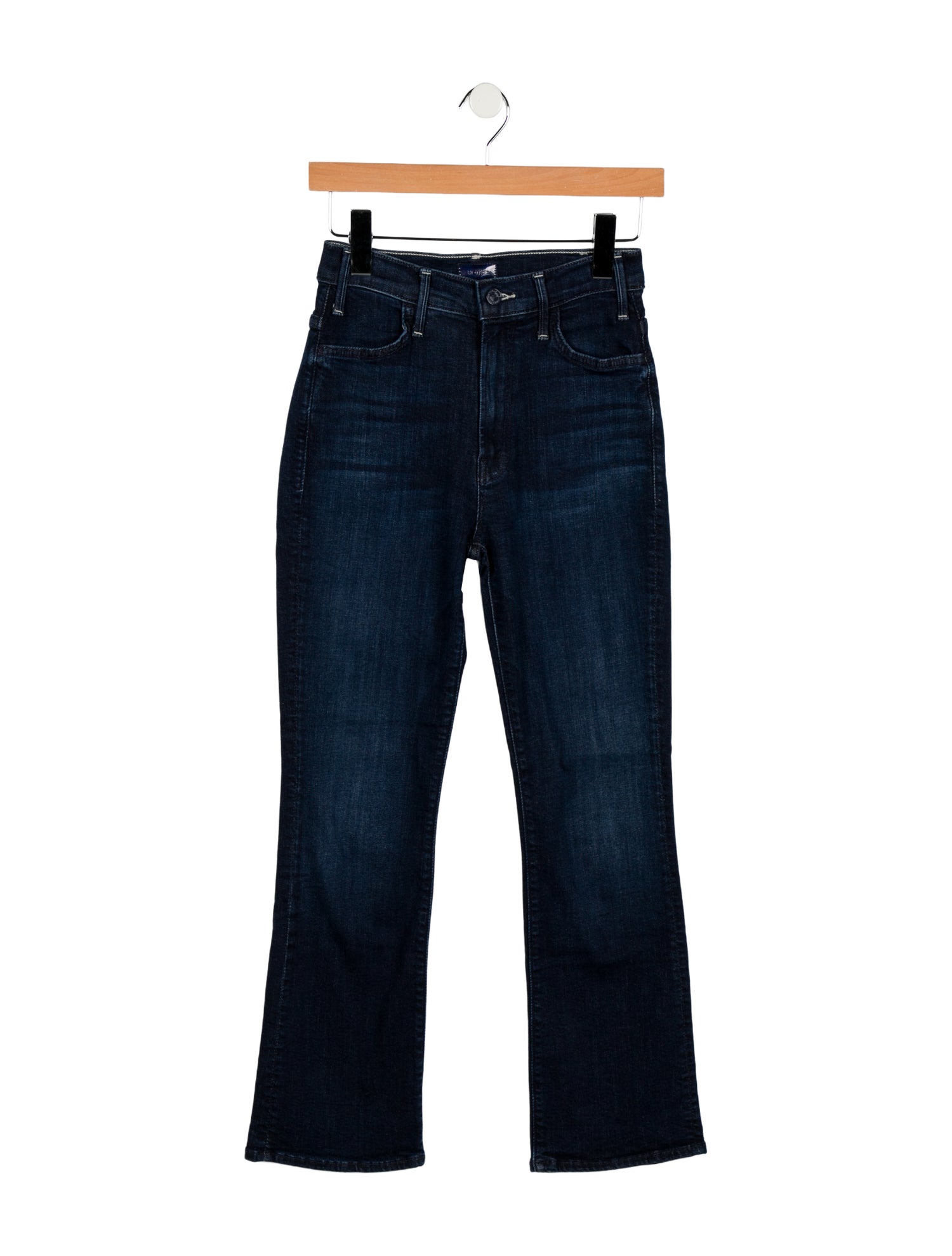 Mother High-Rise Straight Leg Jeans