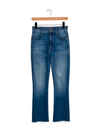 Mother Mid-Rise Straight Leg Jeans