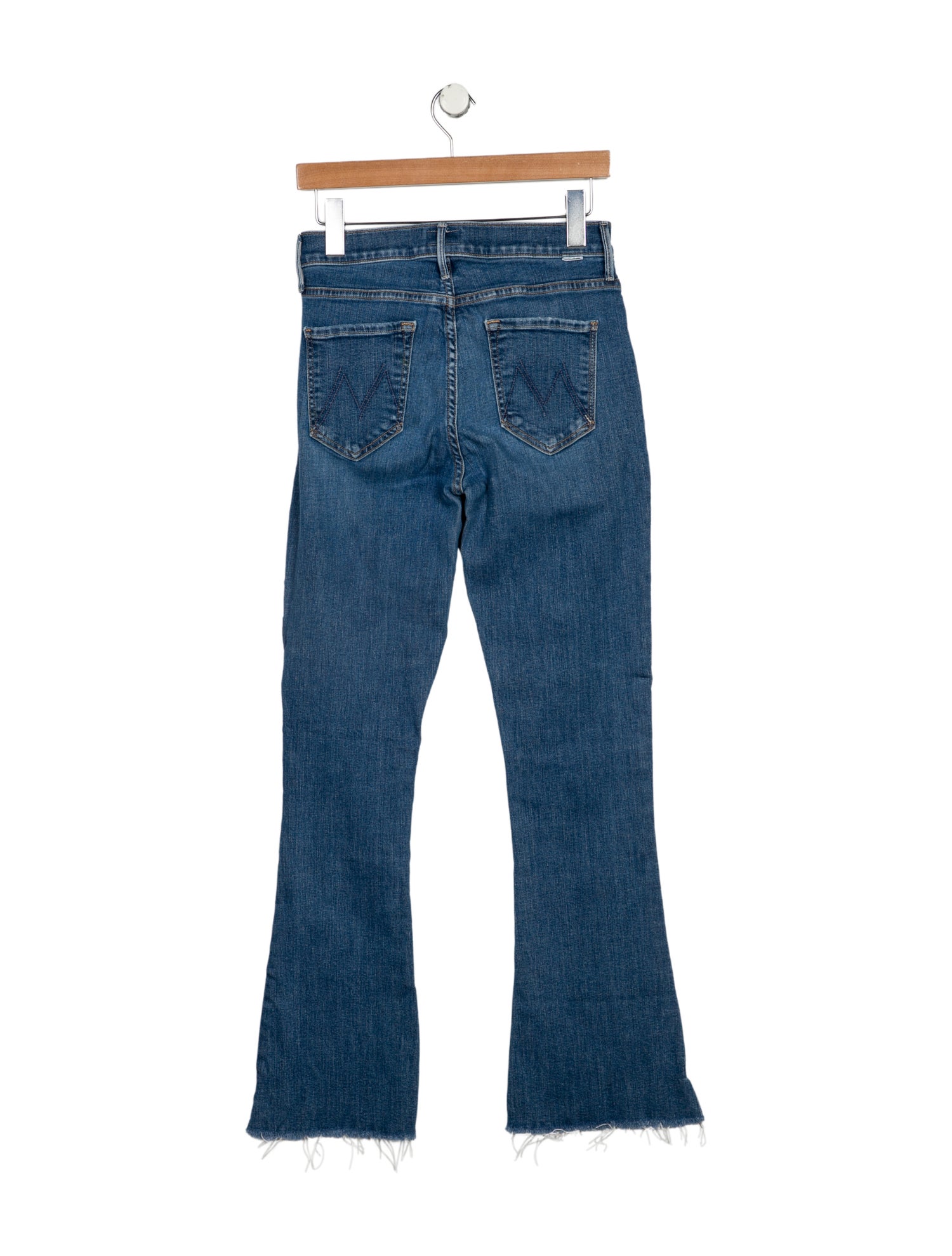 Mother Mid-Rise Wide Leg Jeans