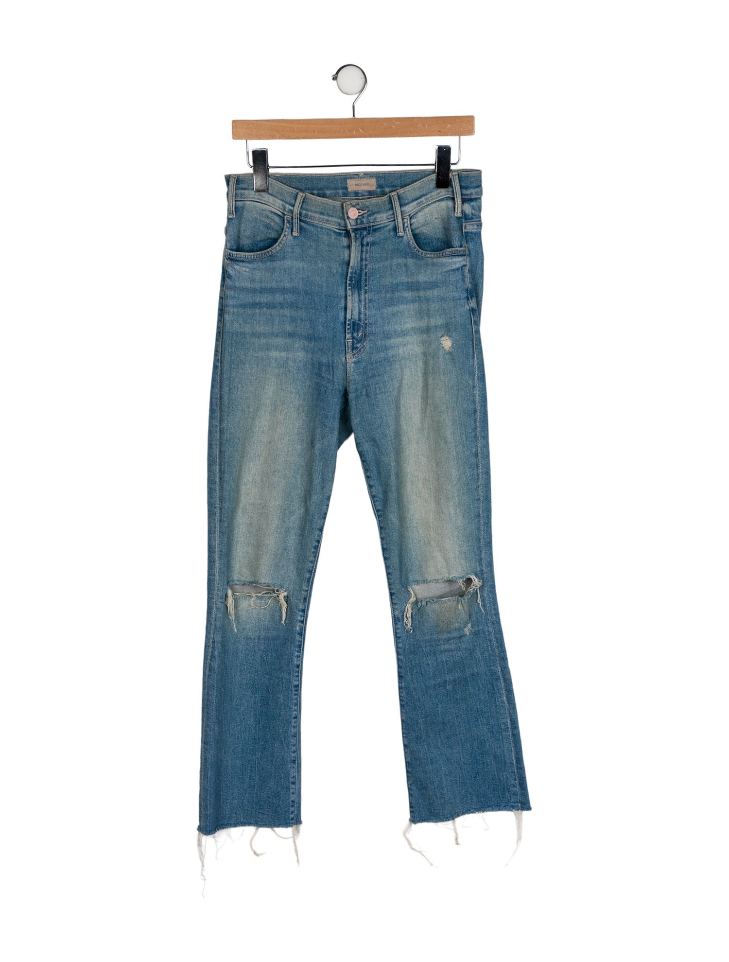 Mother High-Rise Straight Leg Jeans