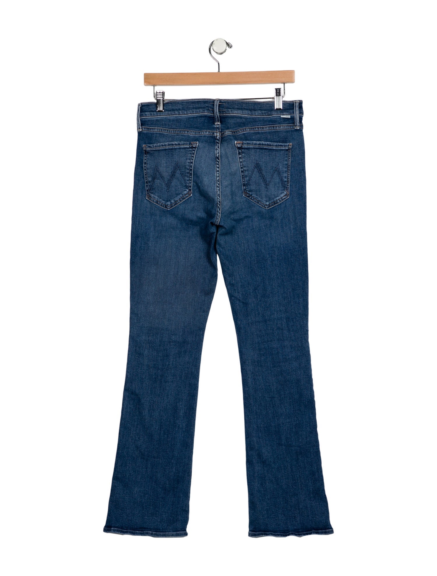 Mother Mid-Rise Straight Leg Jeans