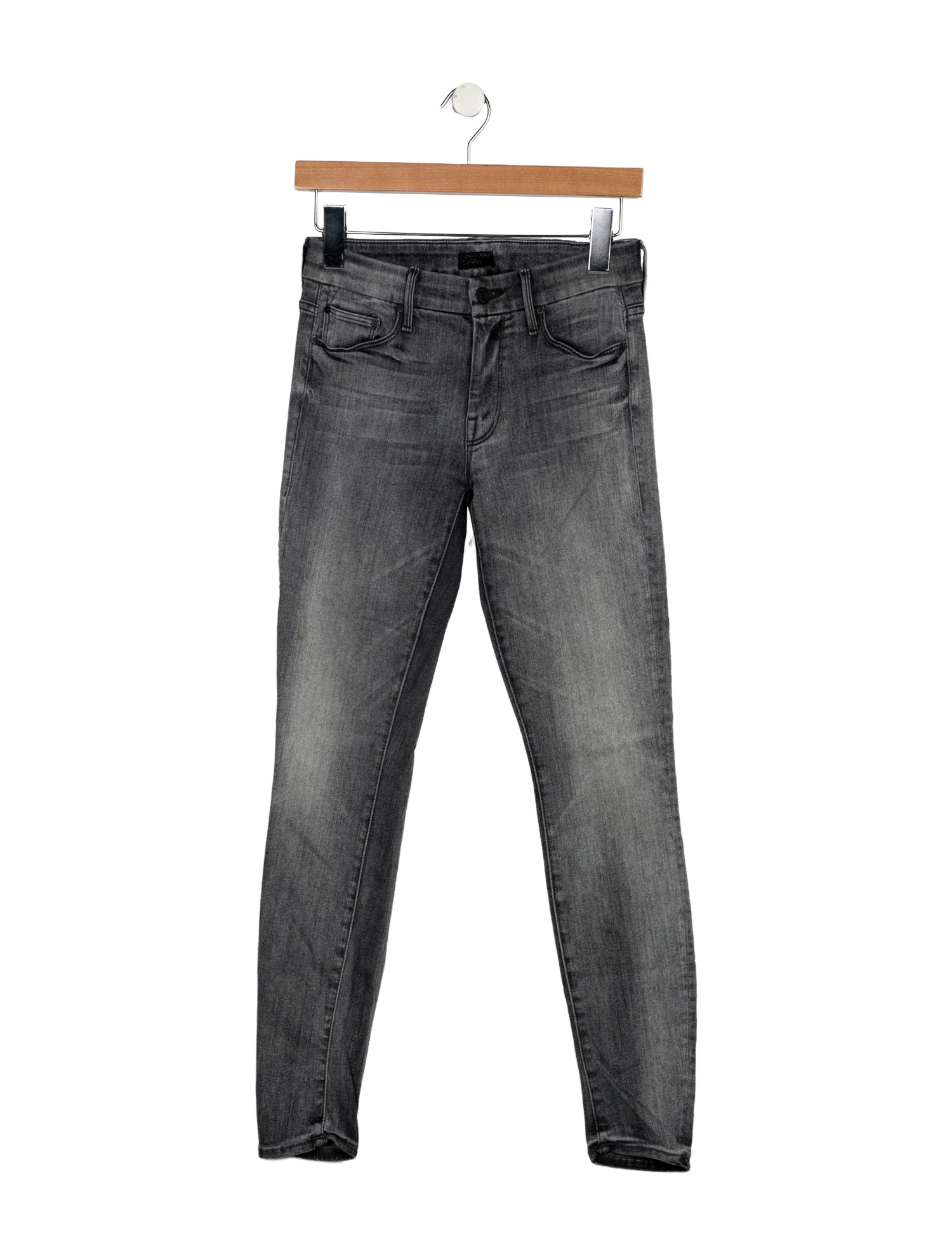 Mother Mid-Rise Skinny Leg Jeans