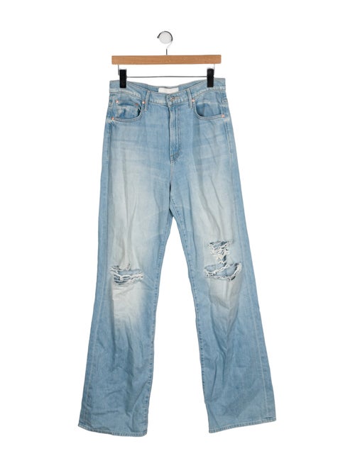 Mother High-Rise Wide Leg Jeans