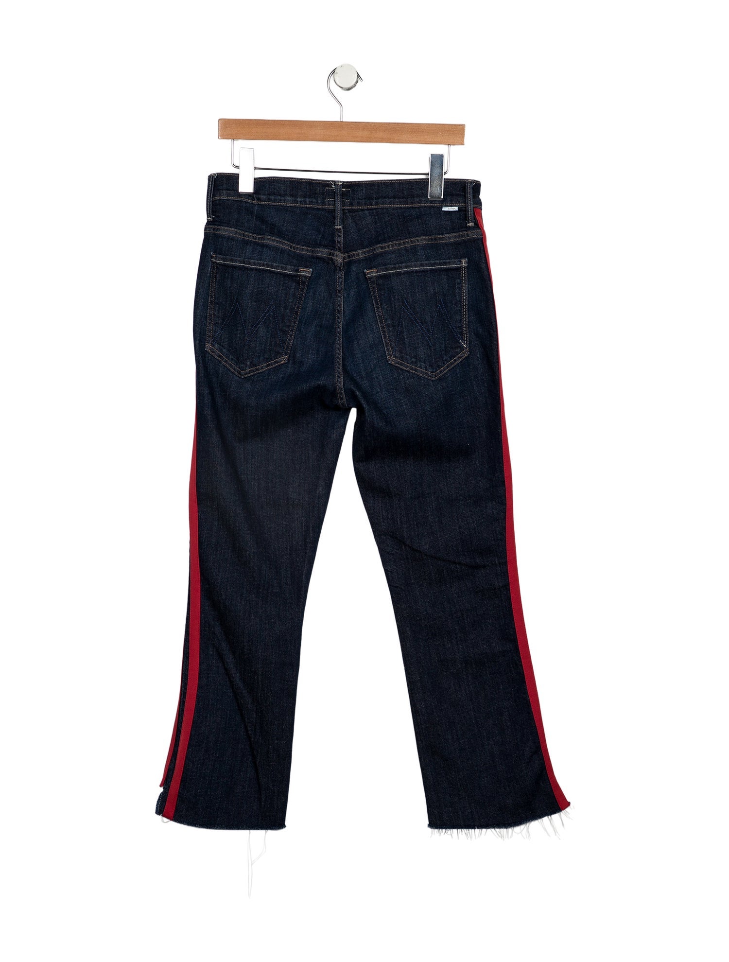 Mother Mid-Rise Straight Leg Jeans