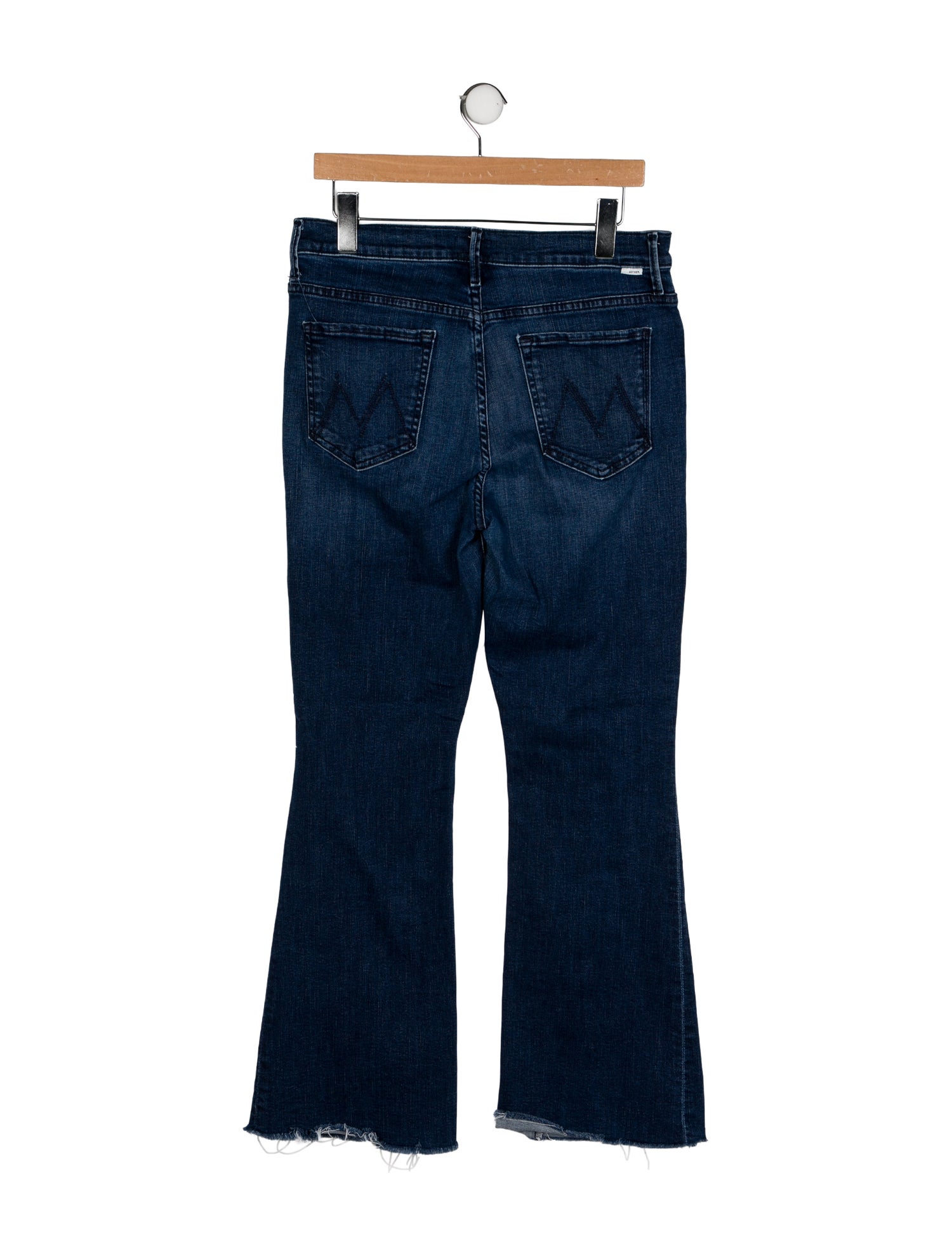 Mother Mid-Rise Wide Leg Jeans