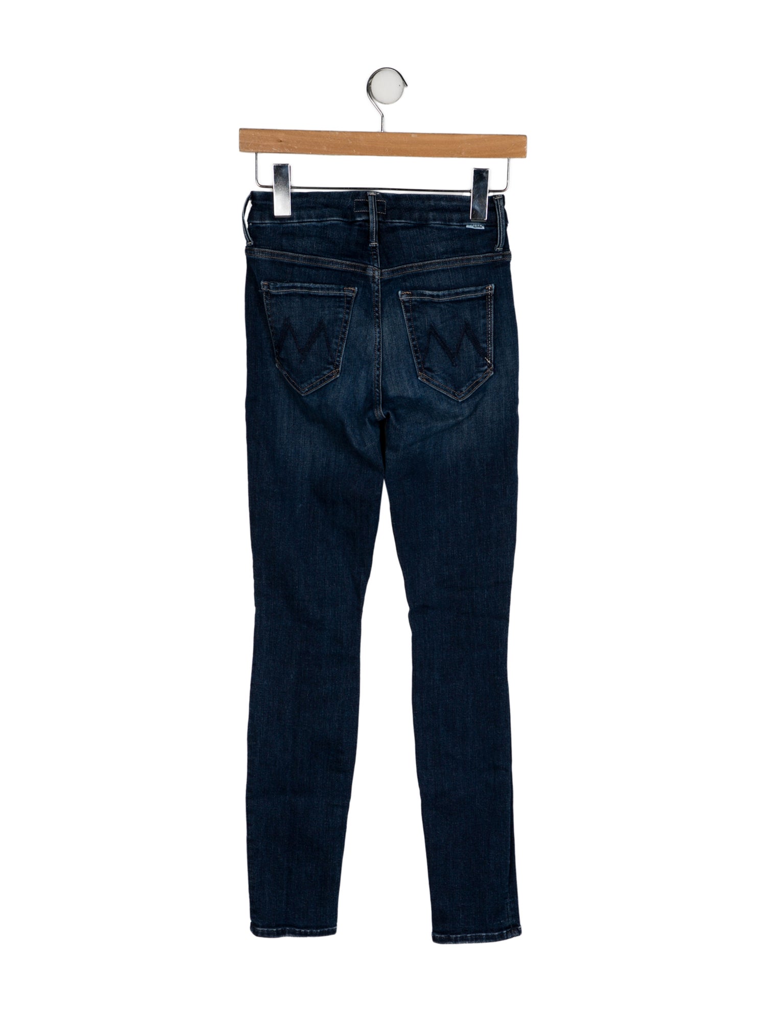 Mother Mid-Rise Skinny Leg Jeans