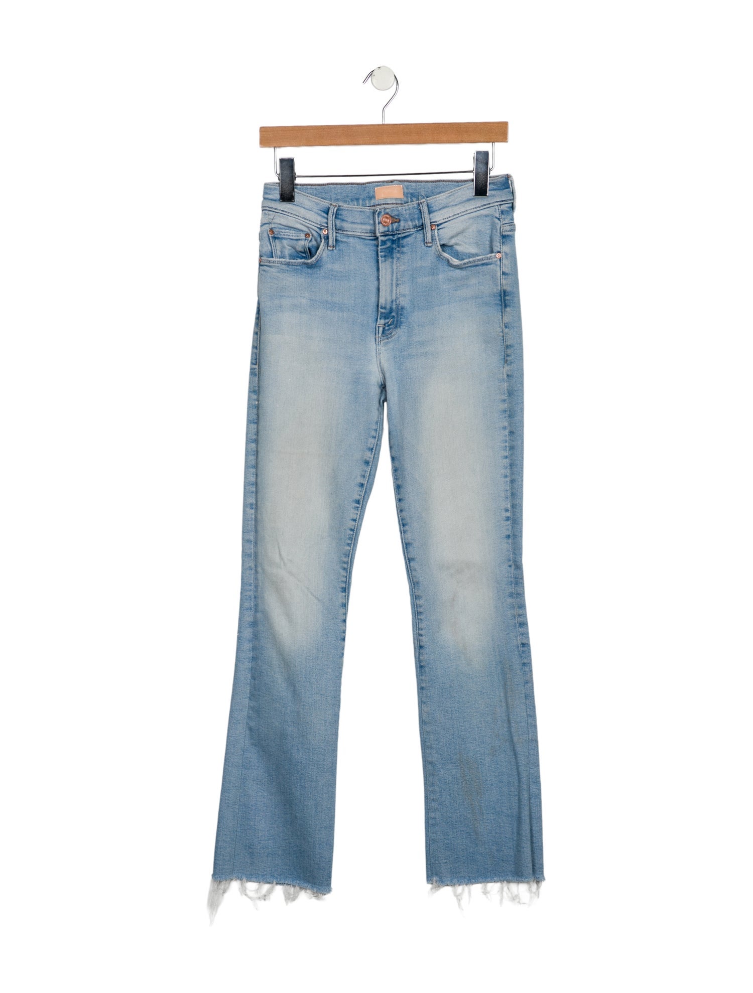 Mother Mid-Rise Straight Leg Jeans