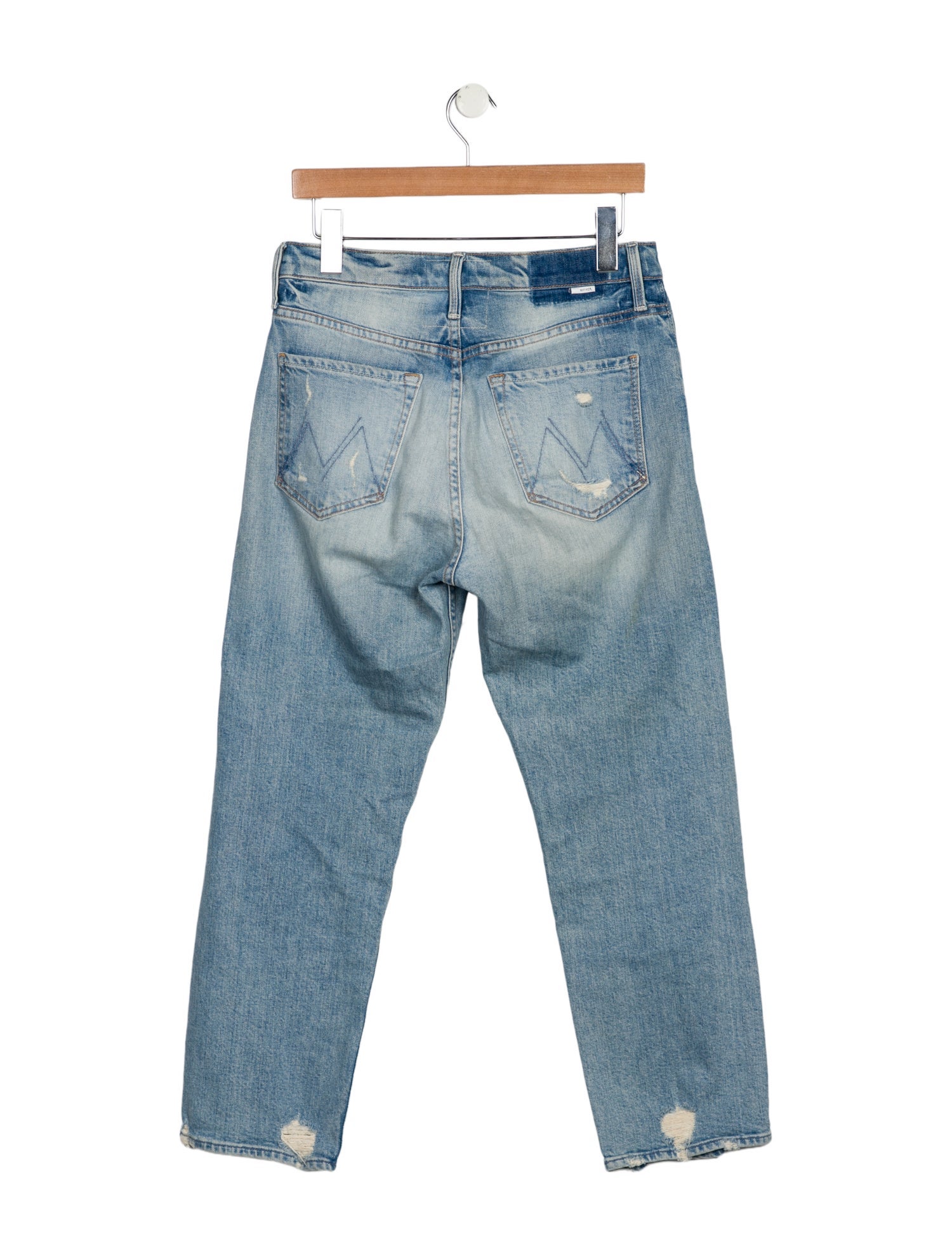 Mother High-Rise Straight Leg Jeans