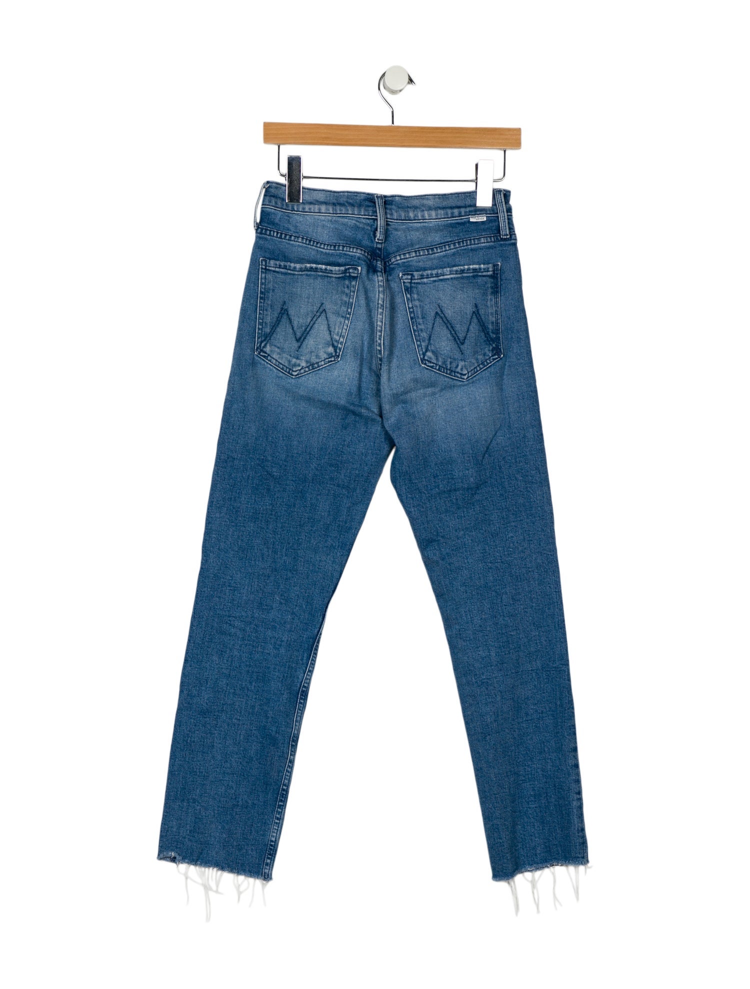 Mother Mid-Rise Straight Leg Jeans