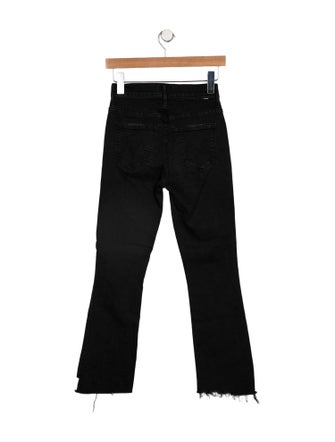 Mother Mid-Rise Straight Leg Jeans
