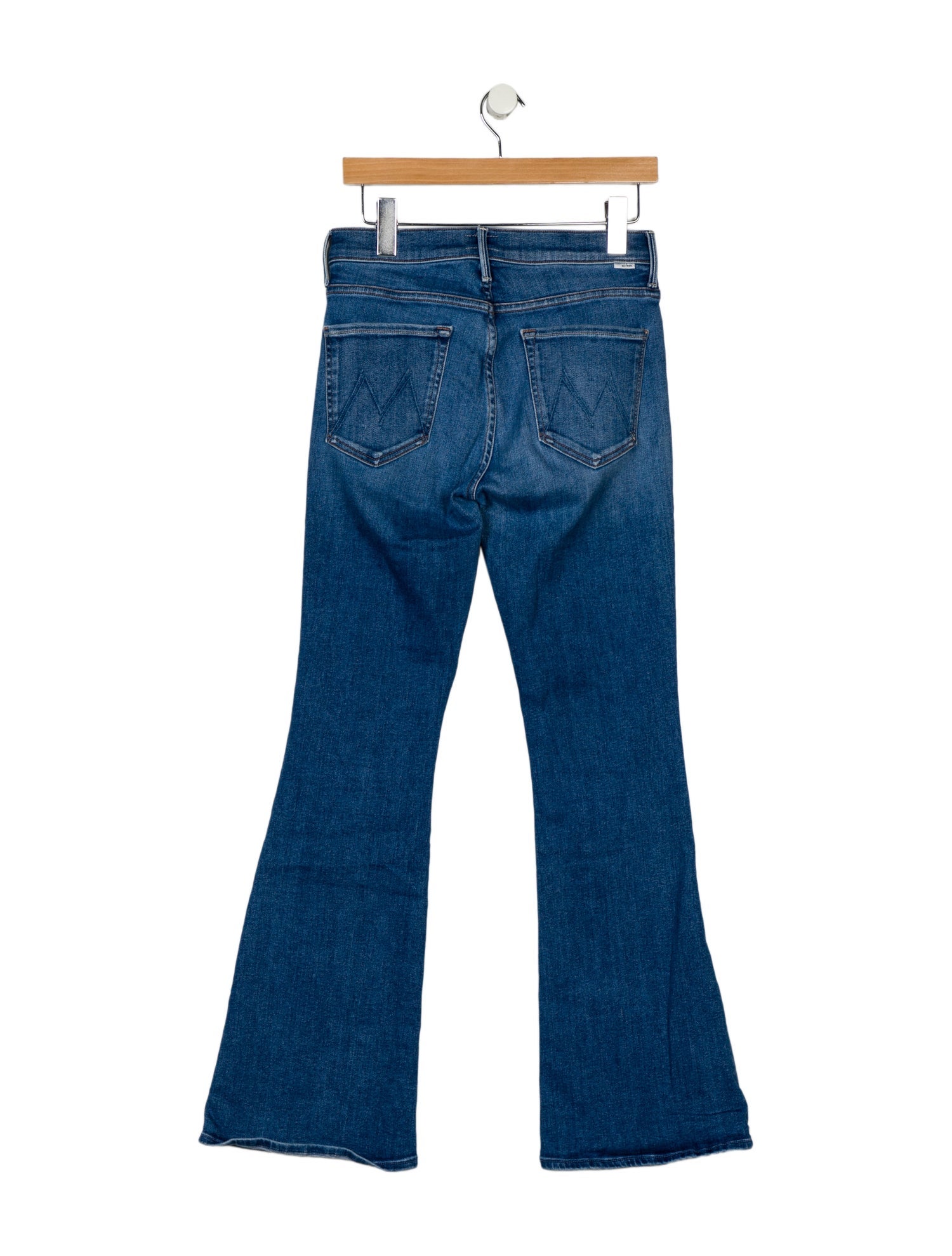 Mother Mid-Rise Wide Leg Jeans