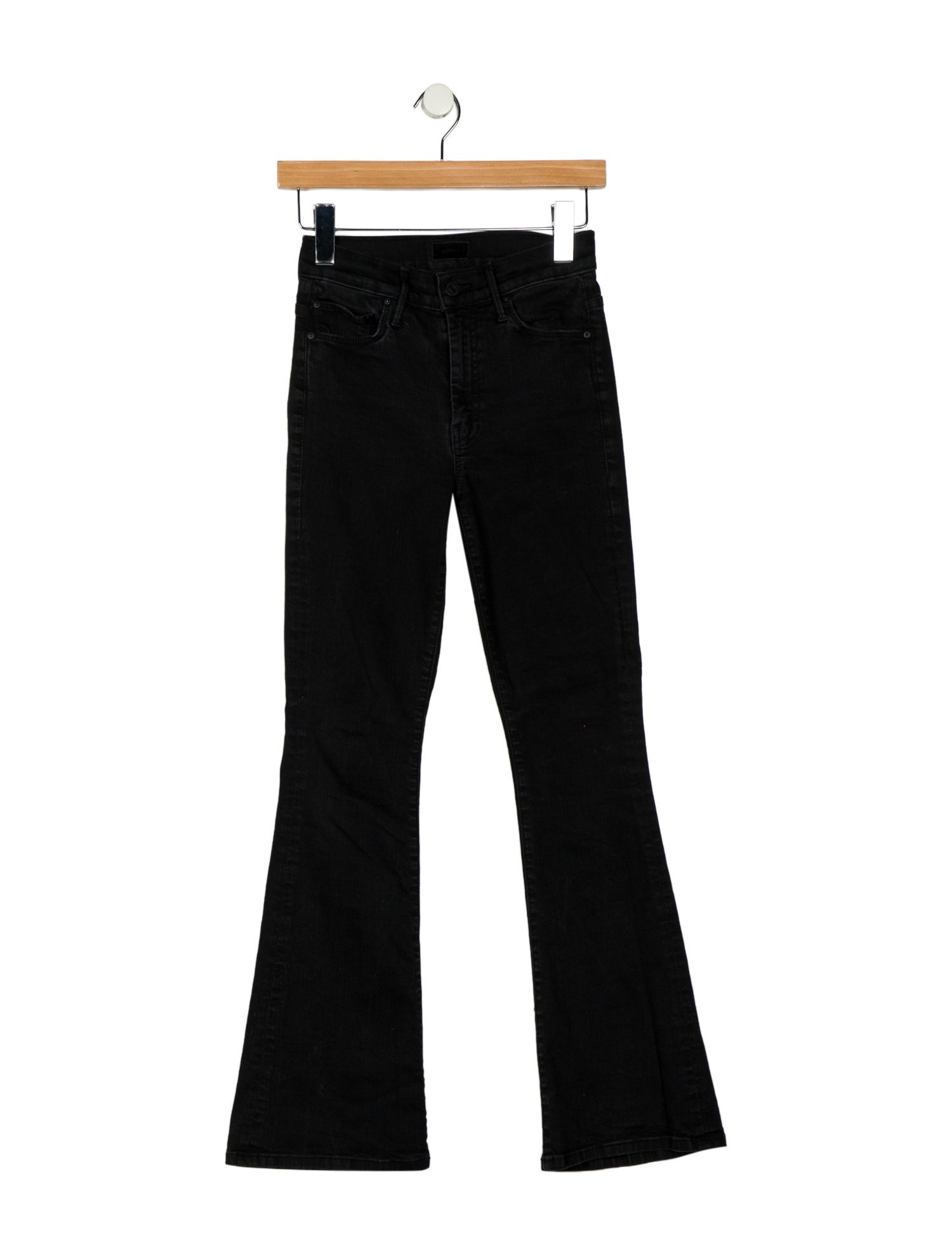 Mother Mid-Rise Wide Leg Jeans